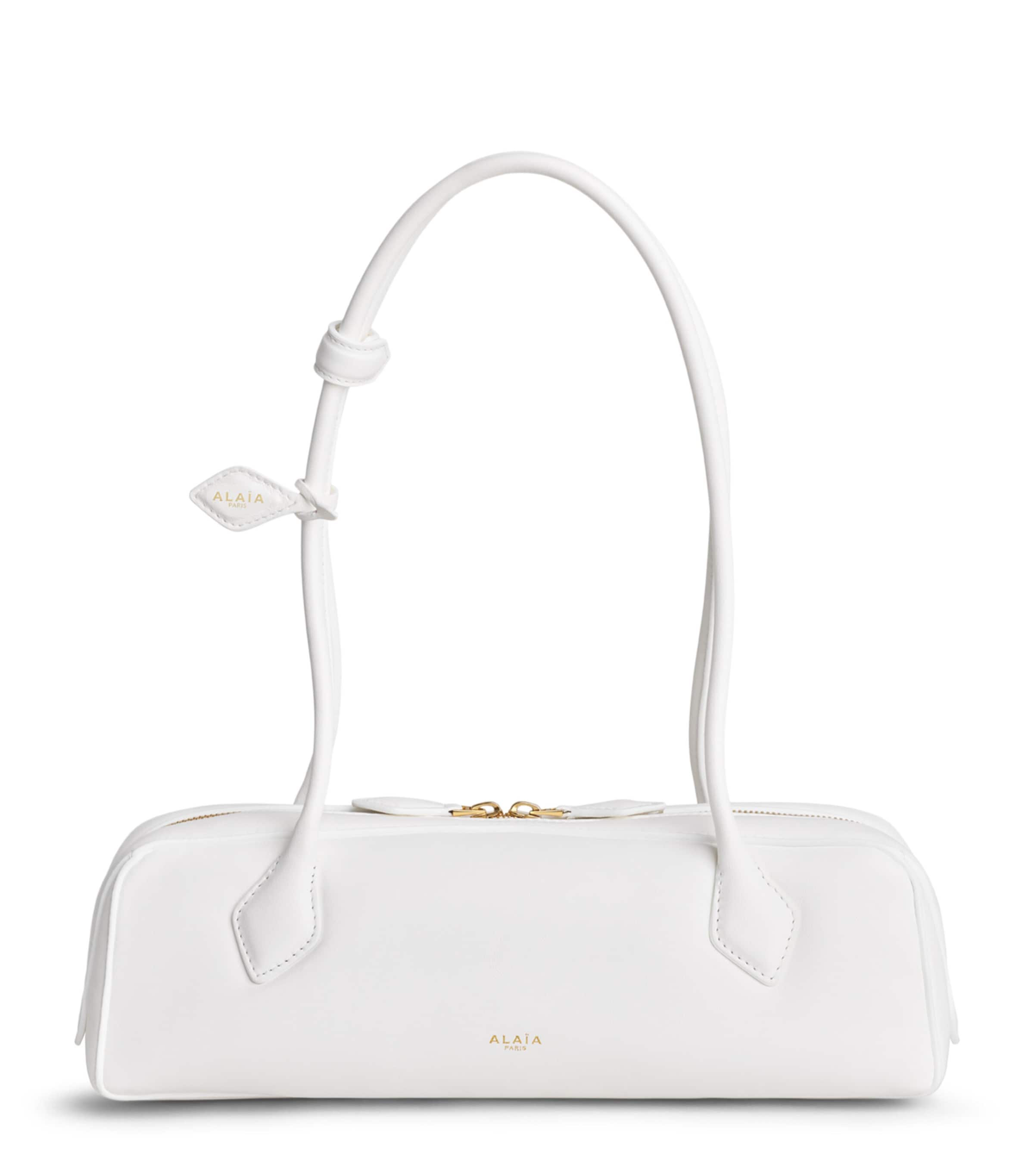 Alaïa Medium Lambskin Le Teckel Shoulder Bag Rouge