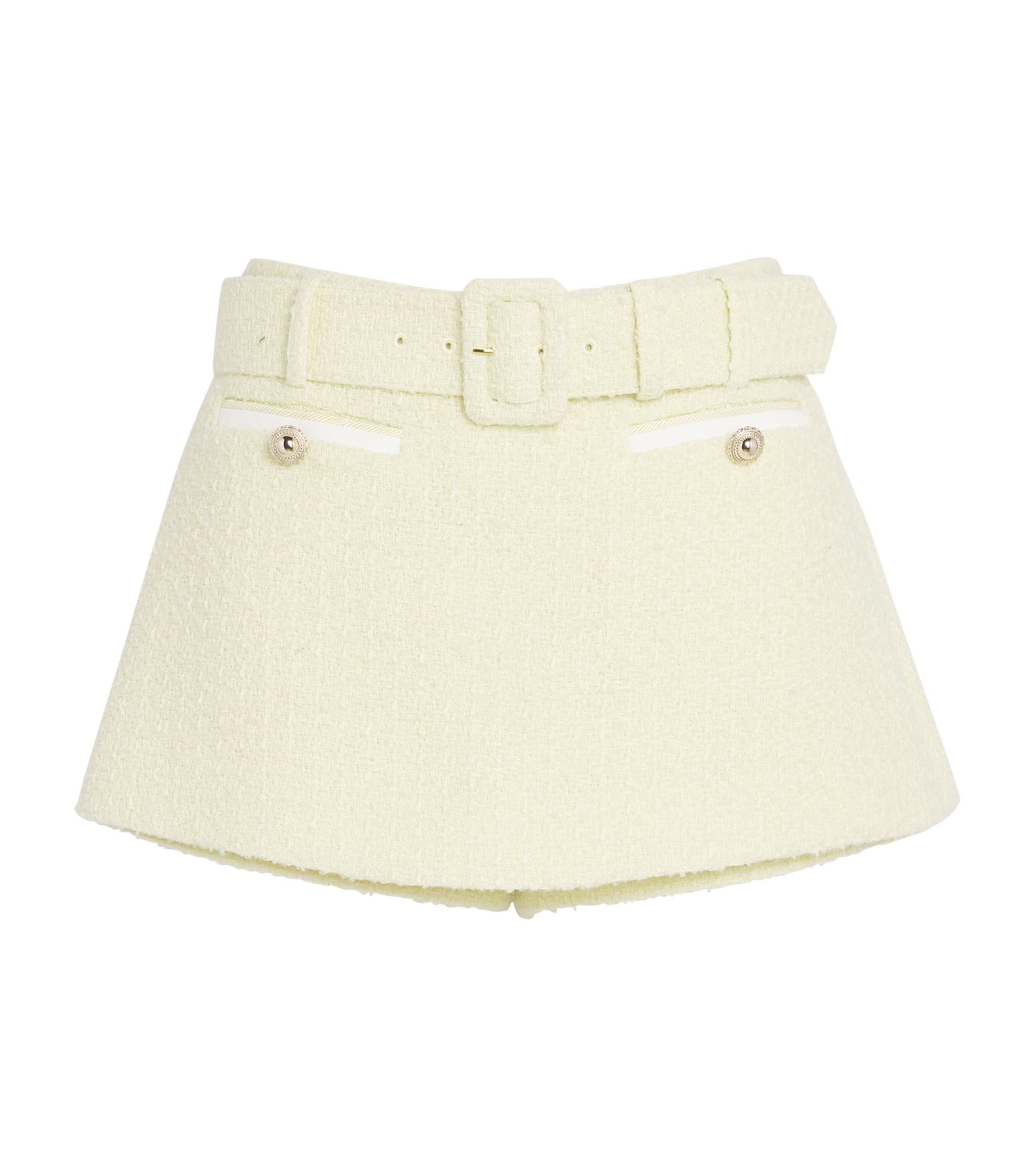 ミニスカート SELF PORTRAIT Women Mini Skirts SS25137MSKW WHITE White SS25-018T-W_SS25-018SK-W_1.jpg