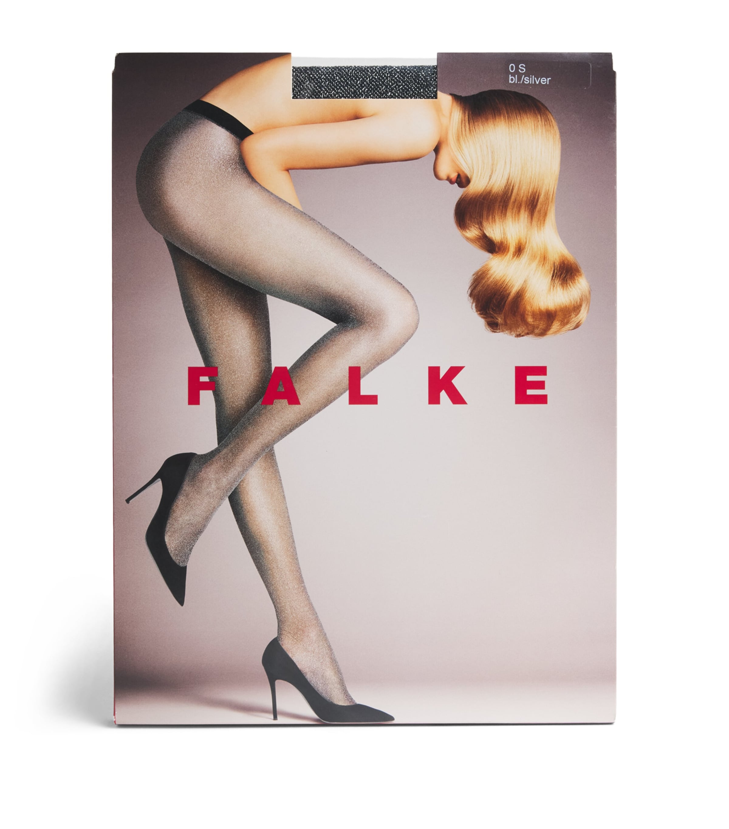 Falke Womens Glitter 30 Tights Black/silv