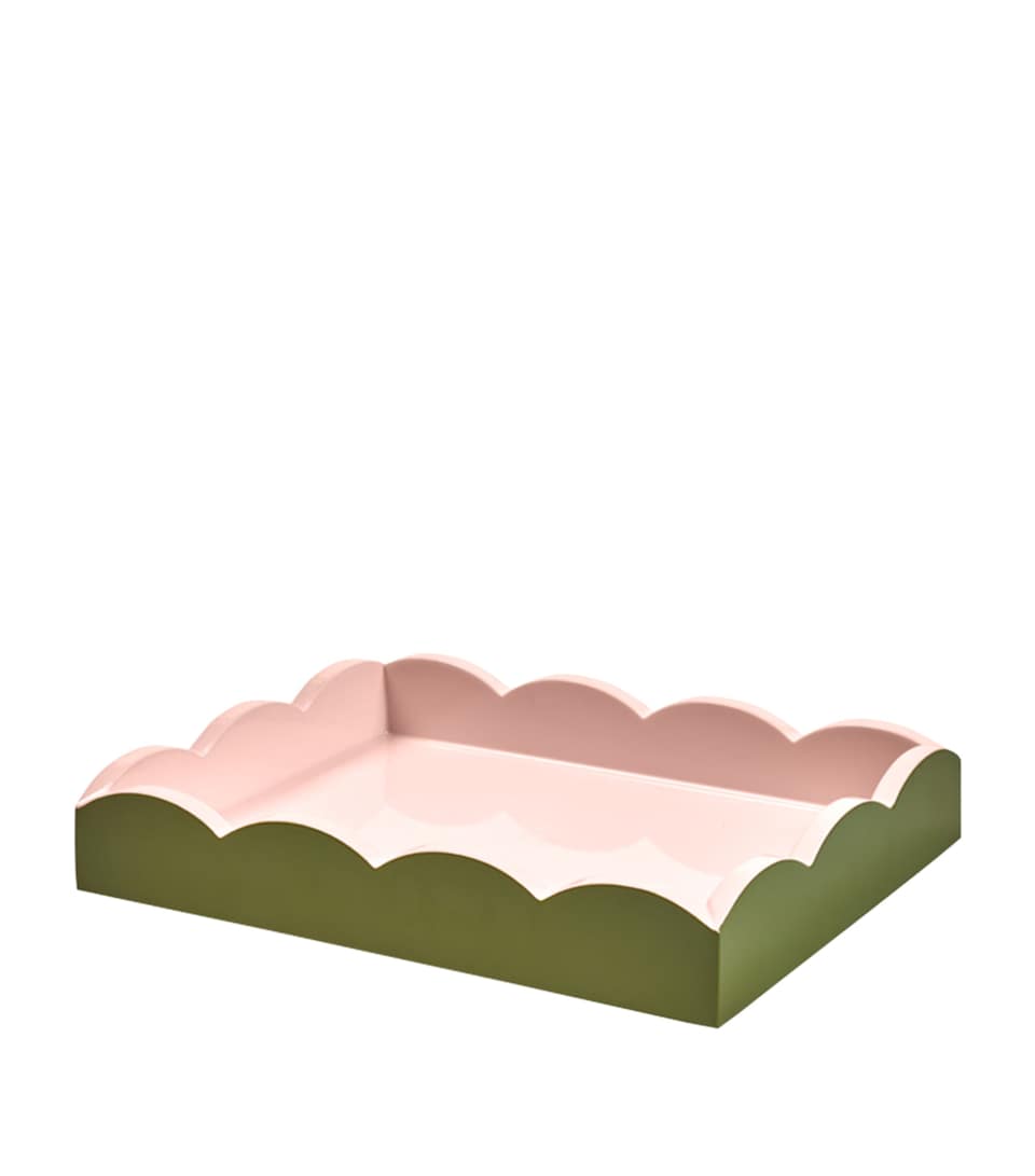Addison Ross Lacquered Ottoman Tray (20cm x 28cm) Green