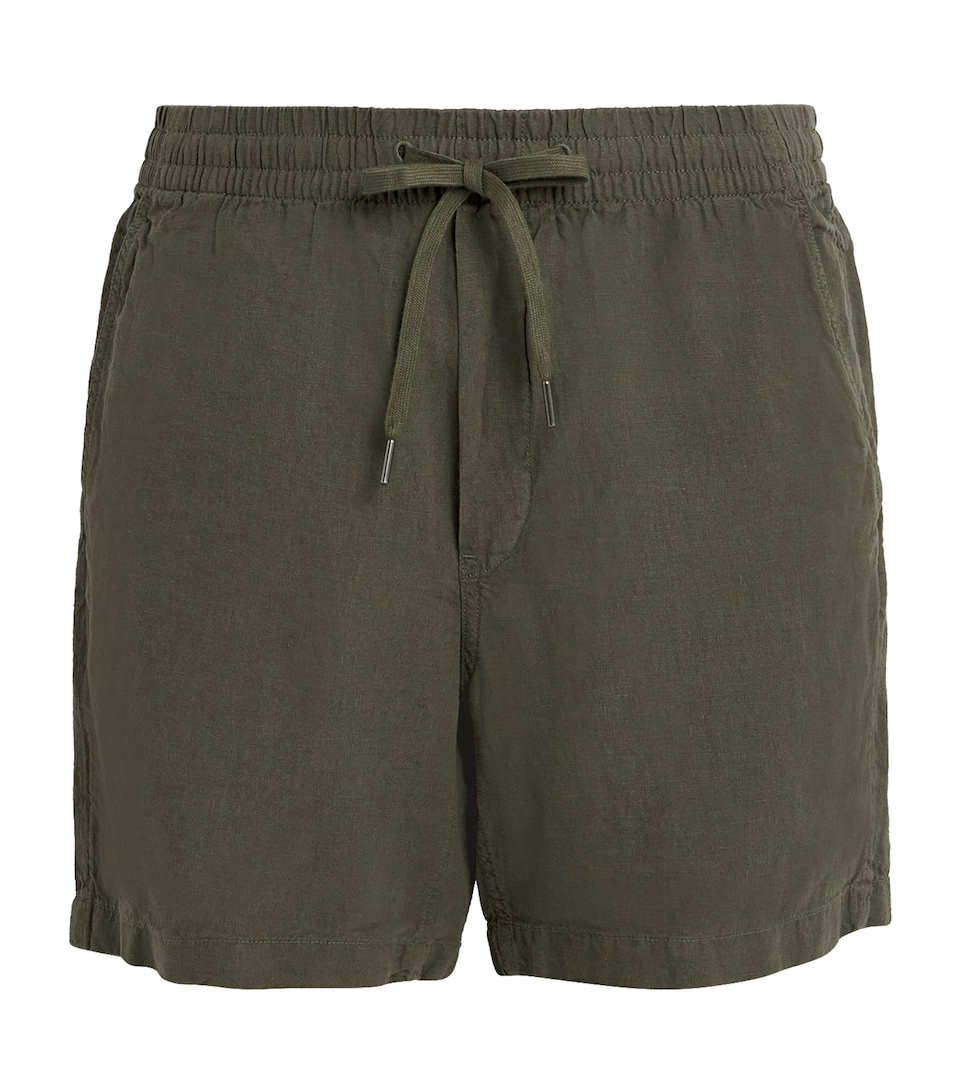 Linen Drawstring Prepster Shorts