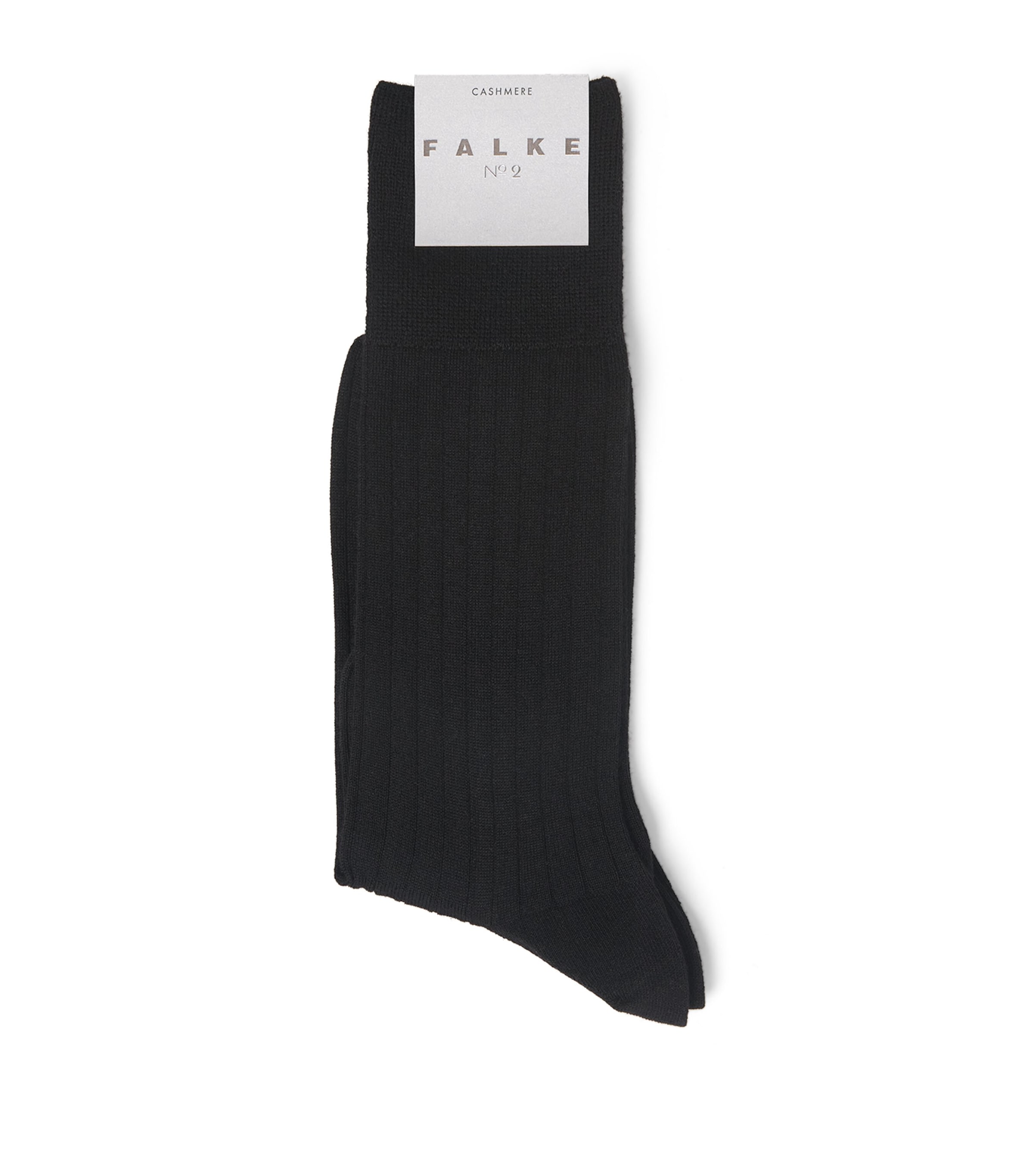 Falke Mens Cashmere-Blend No.2 Socks Black