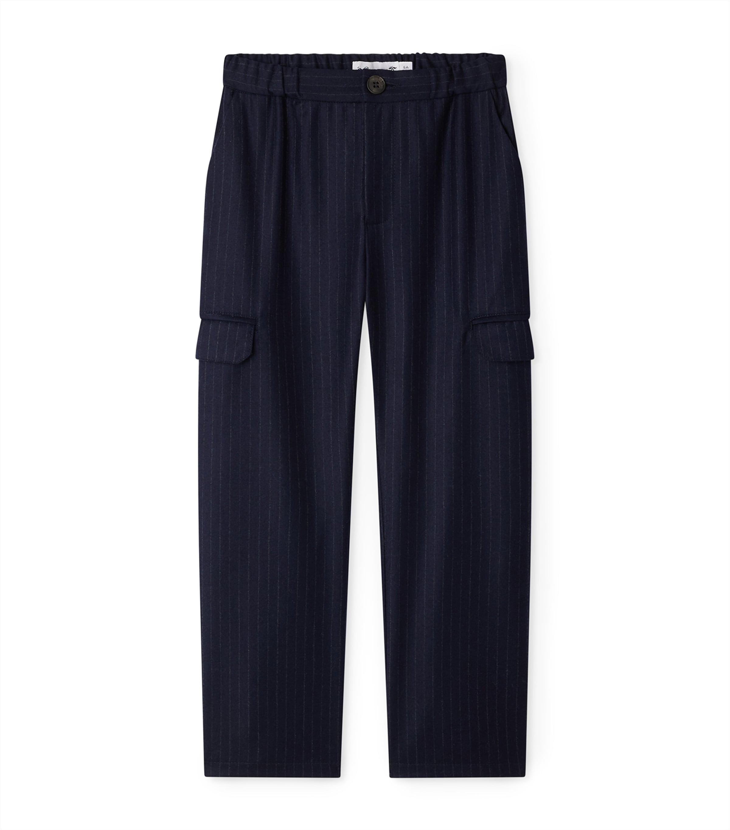 Wool Pinstripe Grant Trousers (10-14 Years)