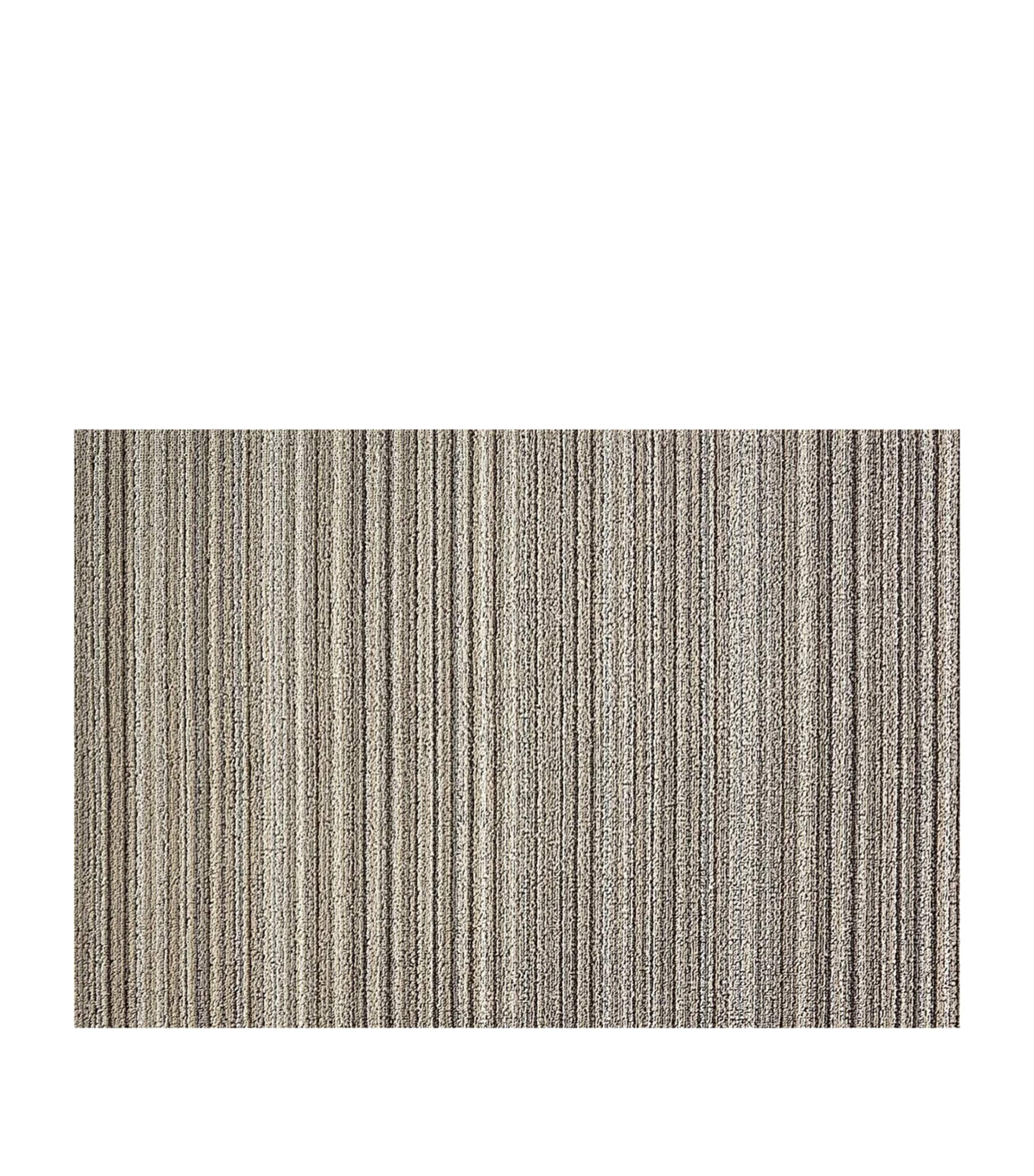 Chilewich Skinny Stripe Shag Utility Mat (61cm x 91cm) Birch