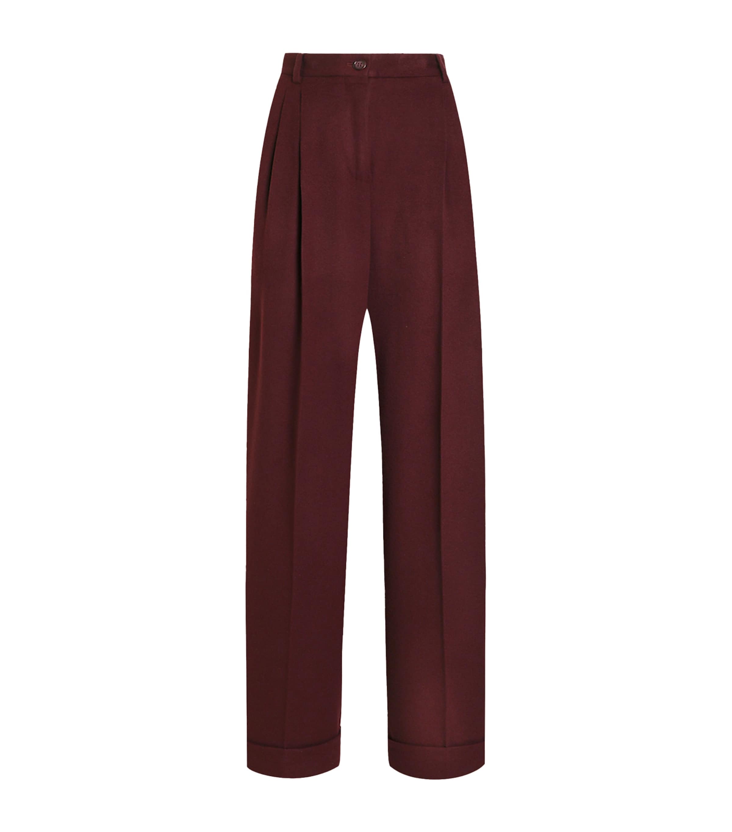 Dolce&Gabbana Womens Cashmere Tailored Trousers Very