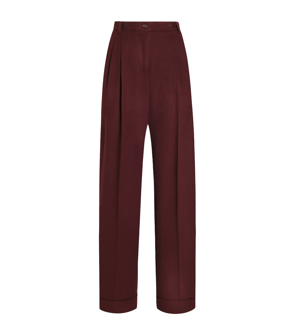 Dolce&Gabbana Womens Cashmere Tailored Trousers Very