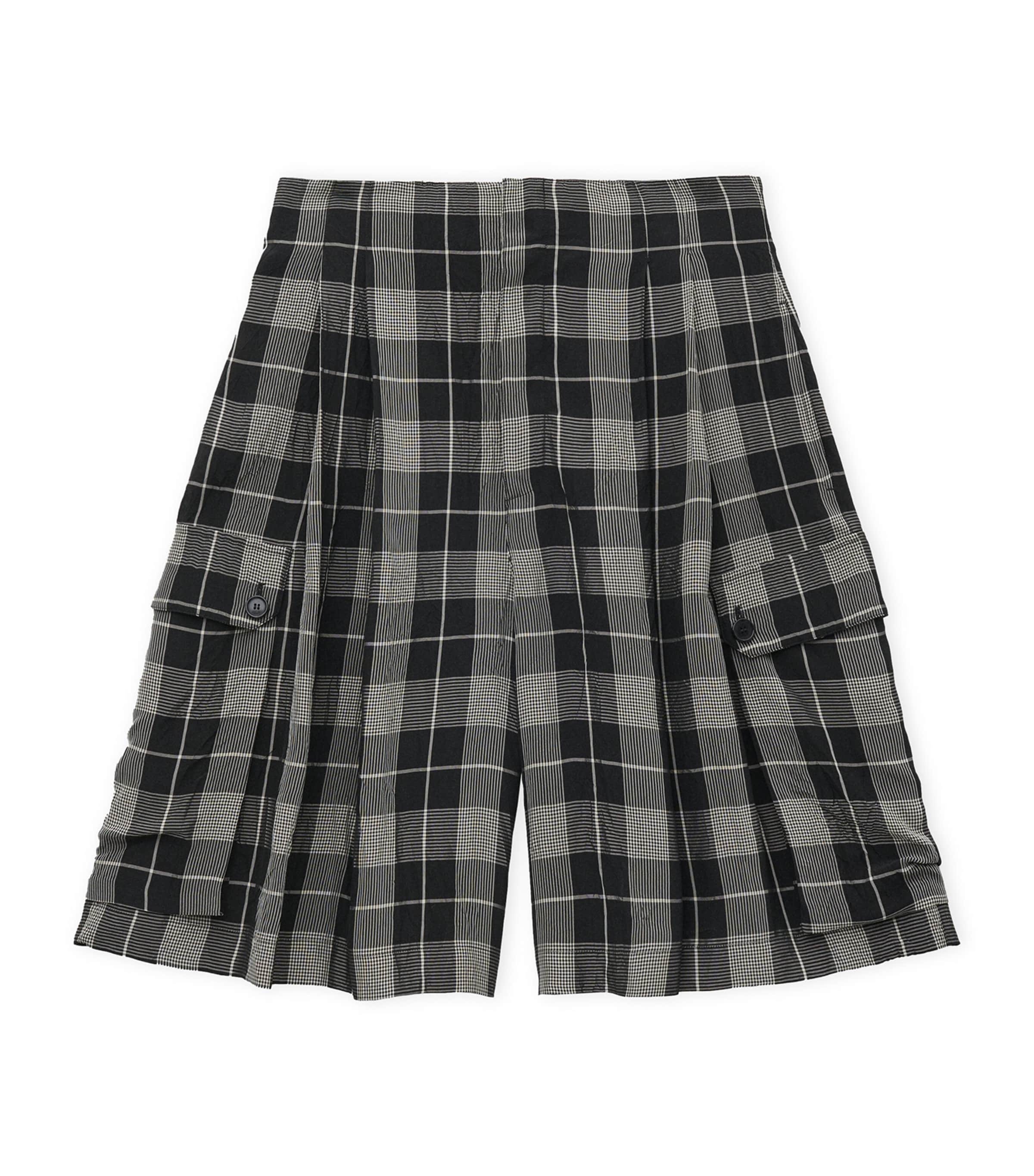 スカート Burberry Check wool blend mini kilt Grey Burberry Wool Blend Mini Kilt - Grey FW24 Women's Skirt