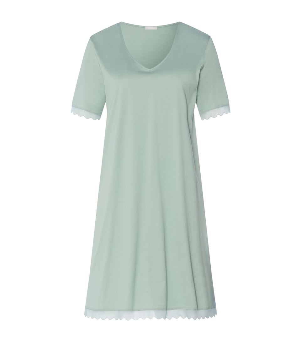 Cotton Short-Sleeve Inaya Nightdress