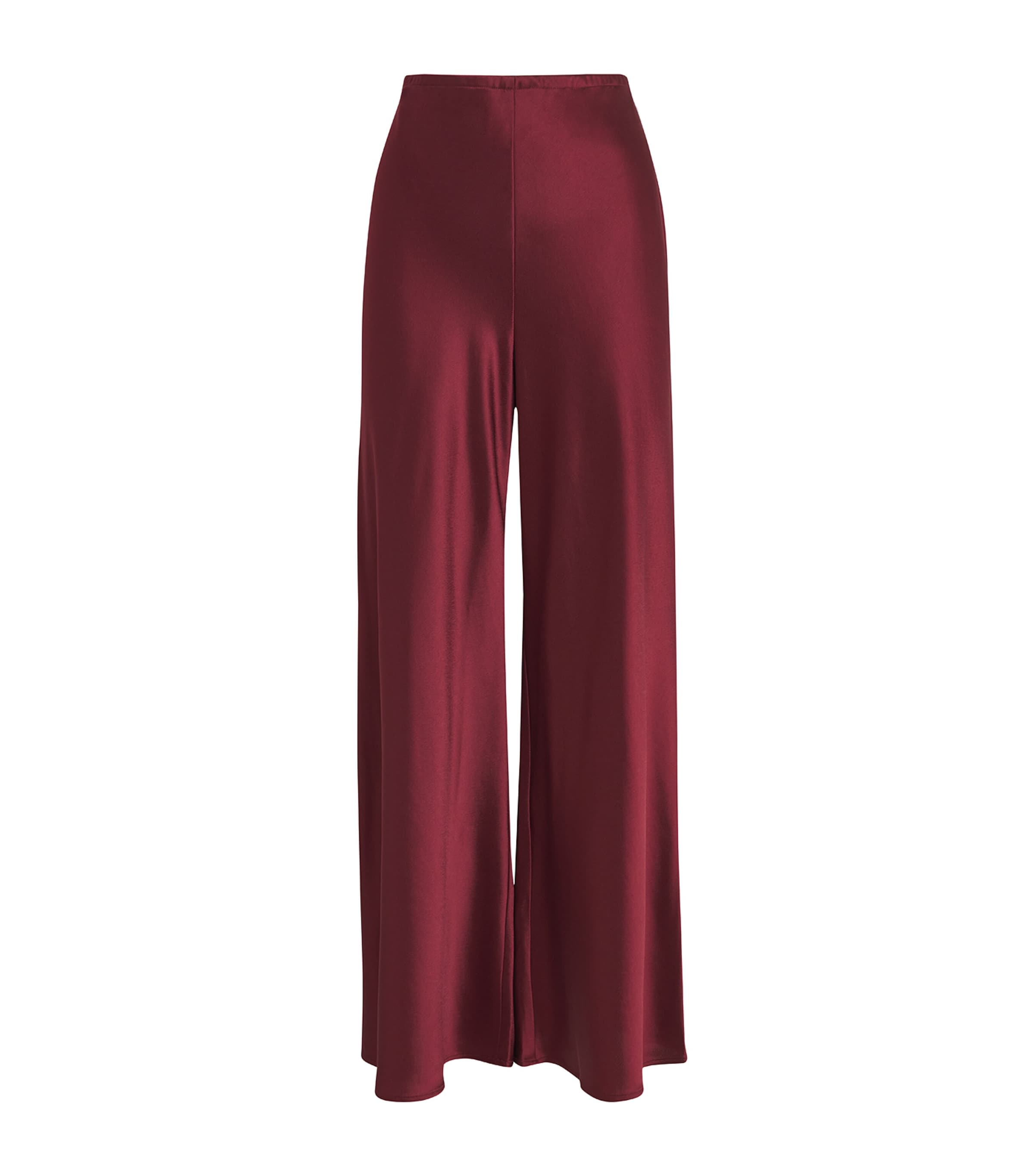 Satin Barb Bias Trousers