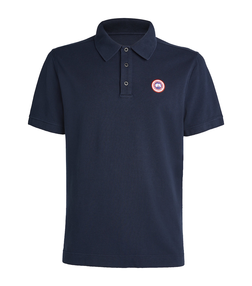 Canada Goose Mens Logo Beckley Polo Shirt