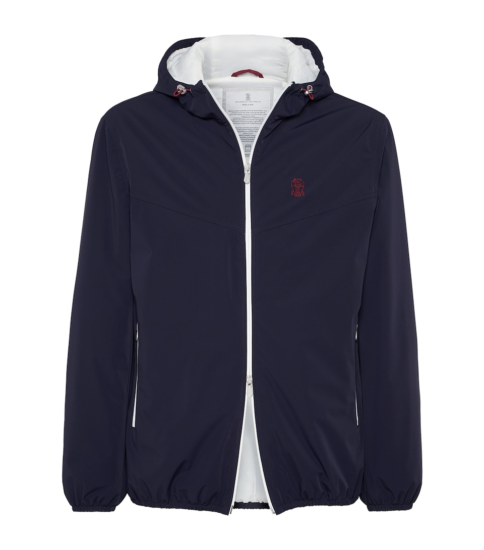 Bonded Taffeta Logo Jacket