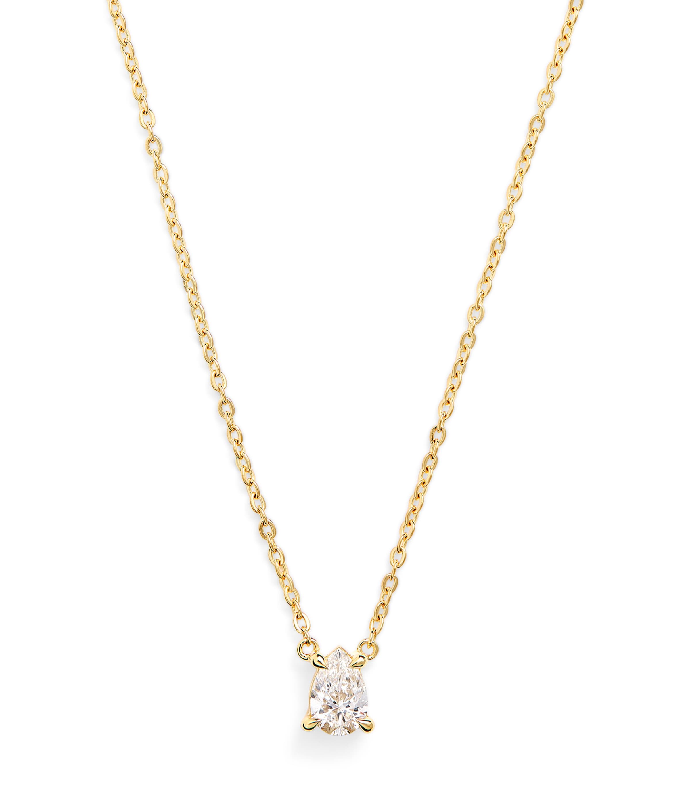 Yellow Gold and Diamond Pendant Necklace (0.50ct)