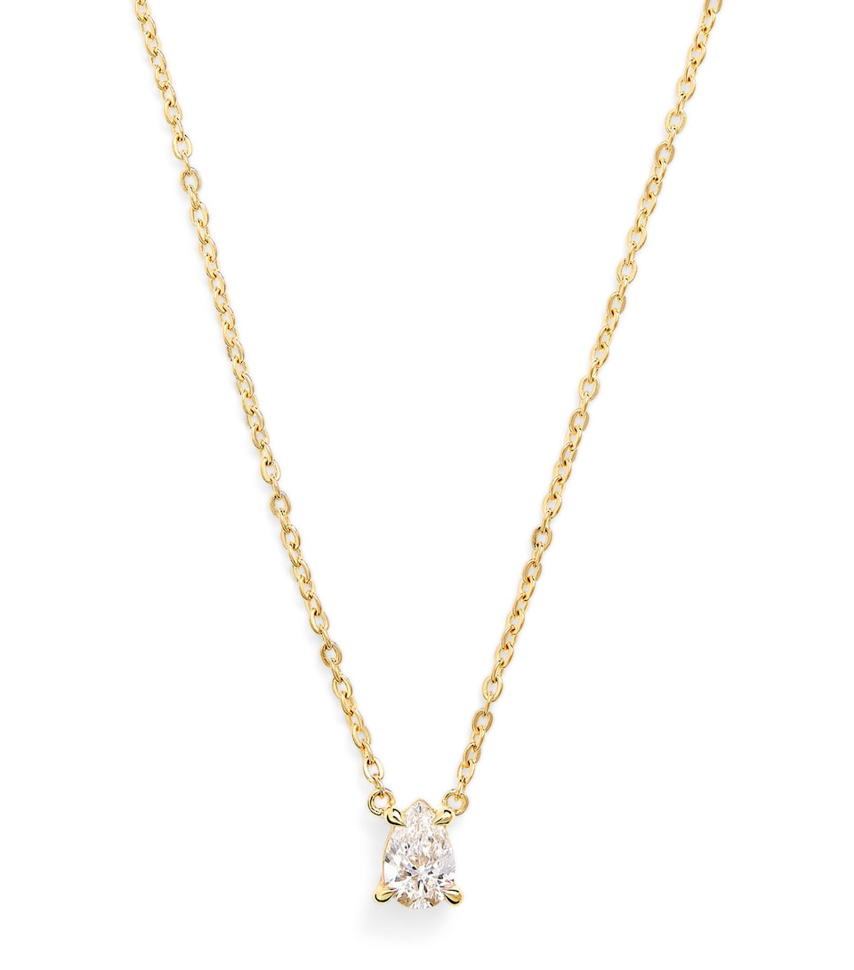 Yellow Gold and Diamond Pendant Necklace (0.50ct)