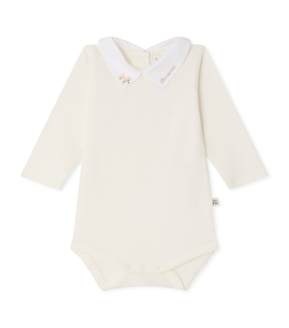 Cotton Embroidered Julliet Bodysuit (1- 24 Months)