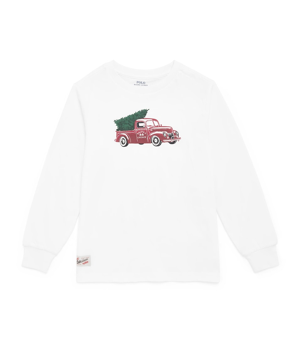 Cotton Truck-Print T-Shirt (2-7 Years)