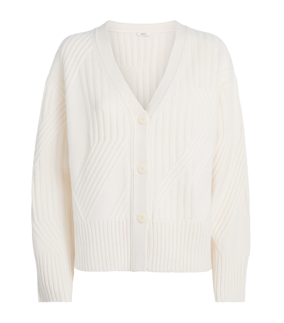 Joseph Womens Merino Wool Aritsea Cardigan Wax