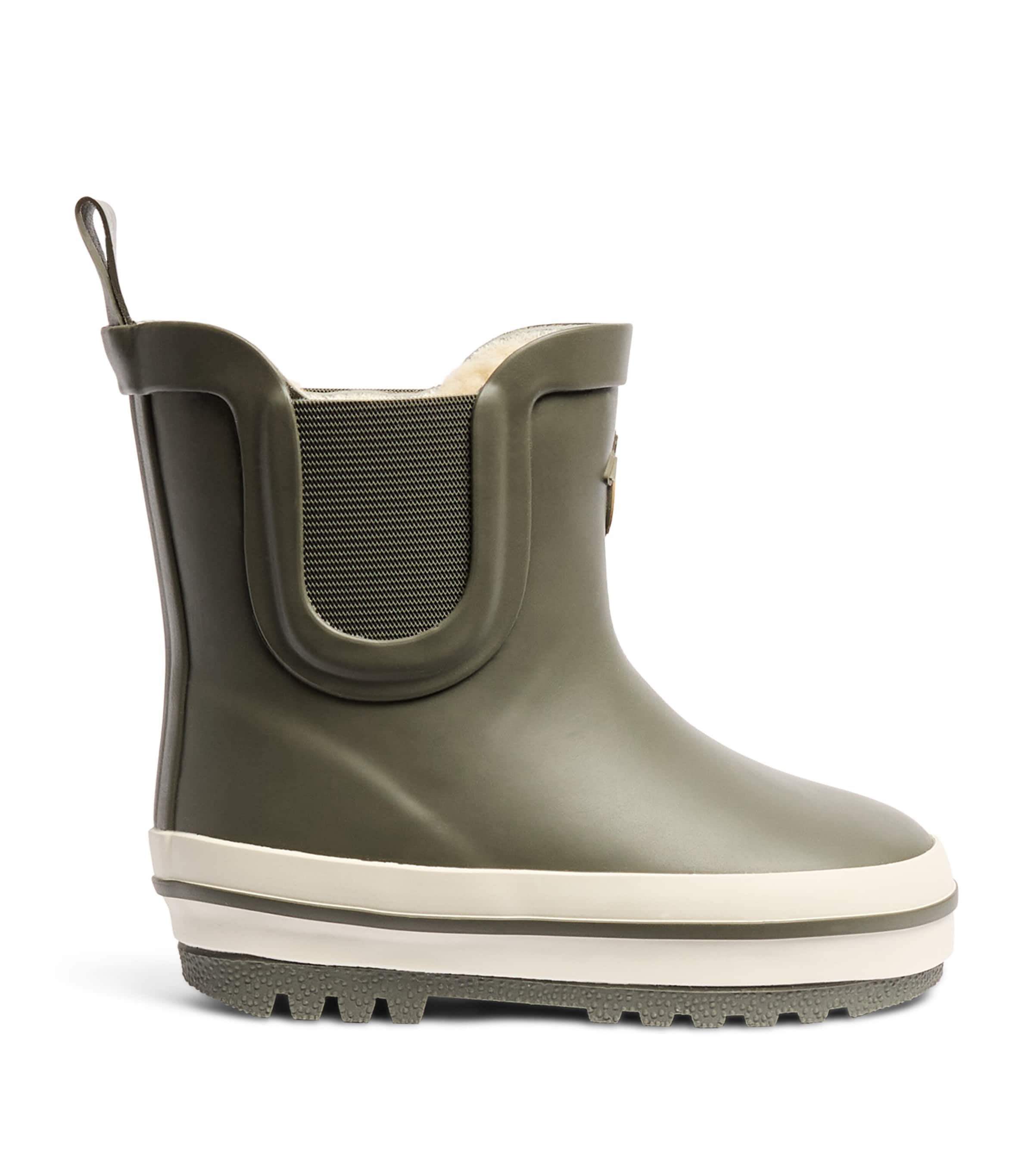 KONGES SLOJD Rubber Fleece-Lined Roi Boots Kalamata