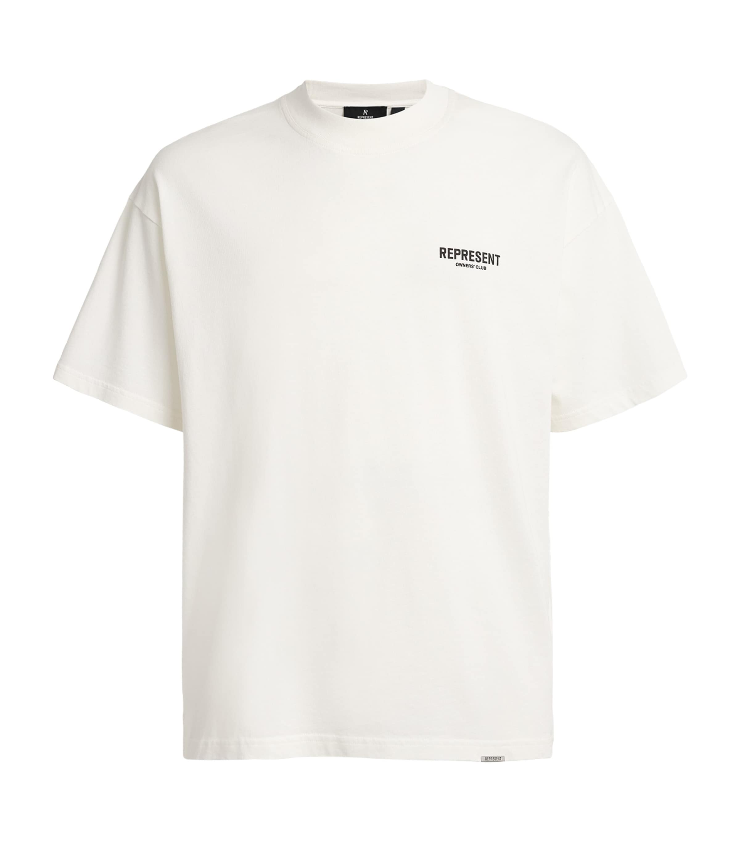 Represent Mens Owners Club T-Shirt Flat White