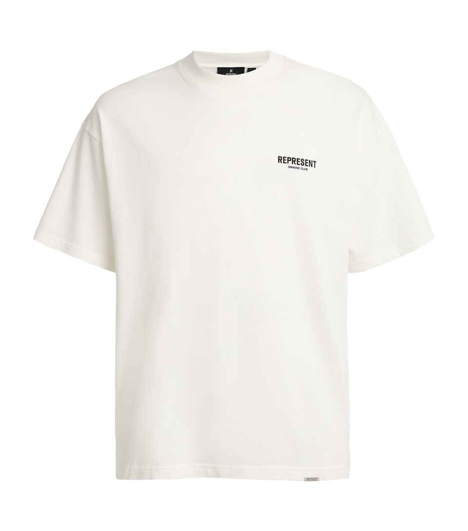 Represent Mens Owners Club T-Shirt Flat White