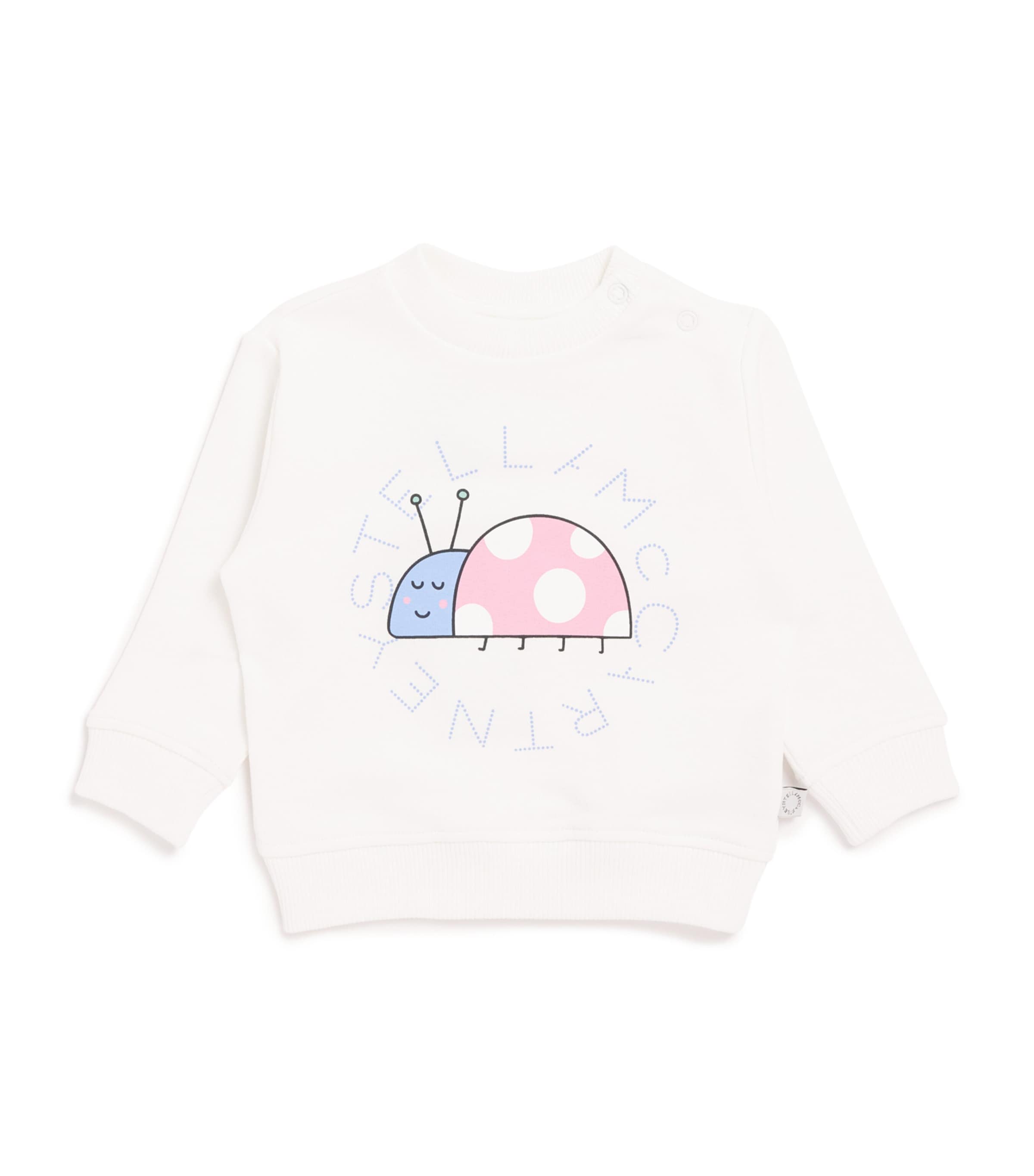 Cotton Ladybug Print Sweatshirt (3-36 Months)