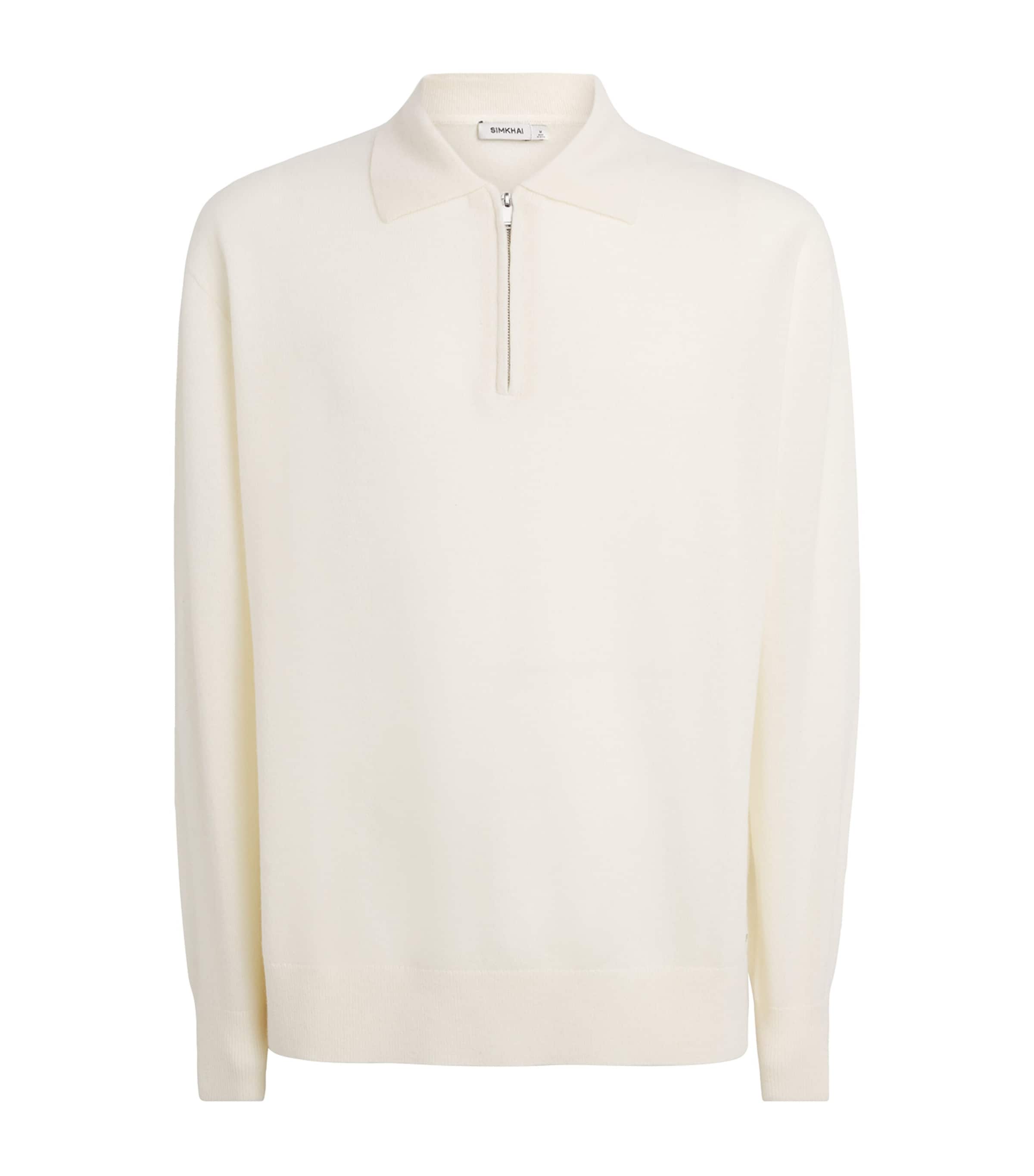 Cashmere-Blend Klaus Half-Zip Sweater