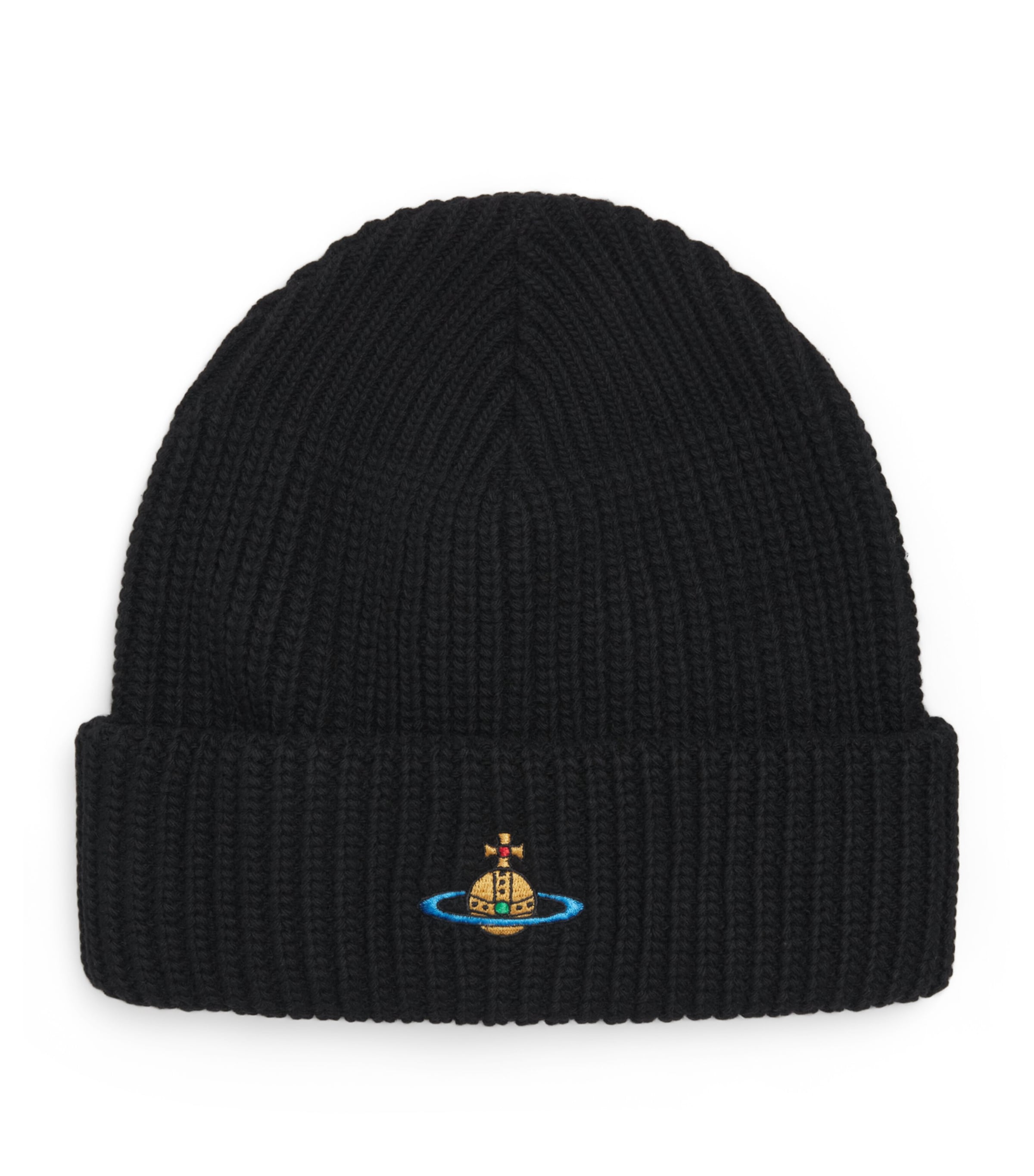 Vivienne Westwood Wool Sporty Beanie Black
