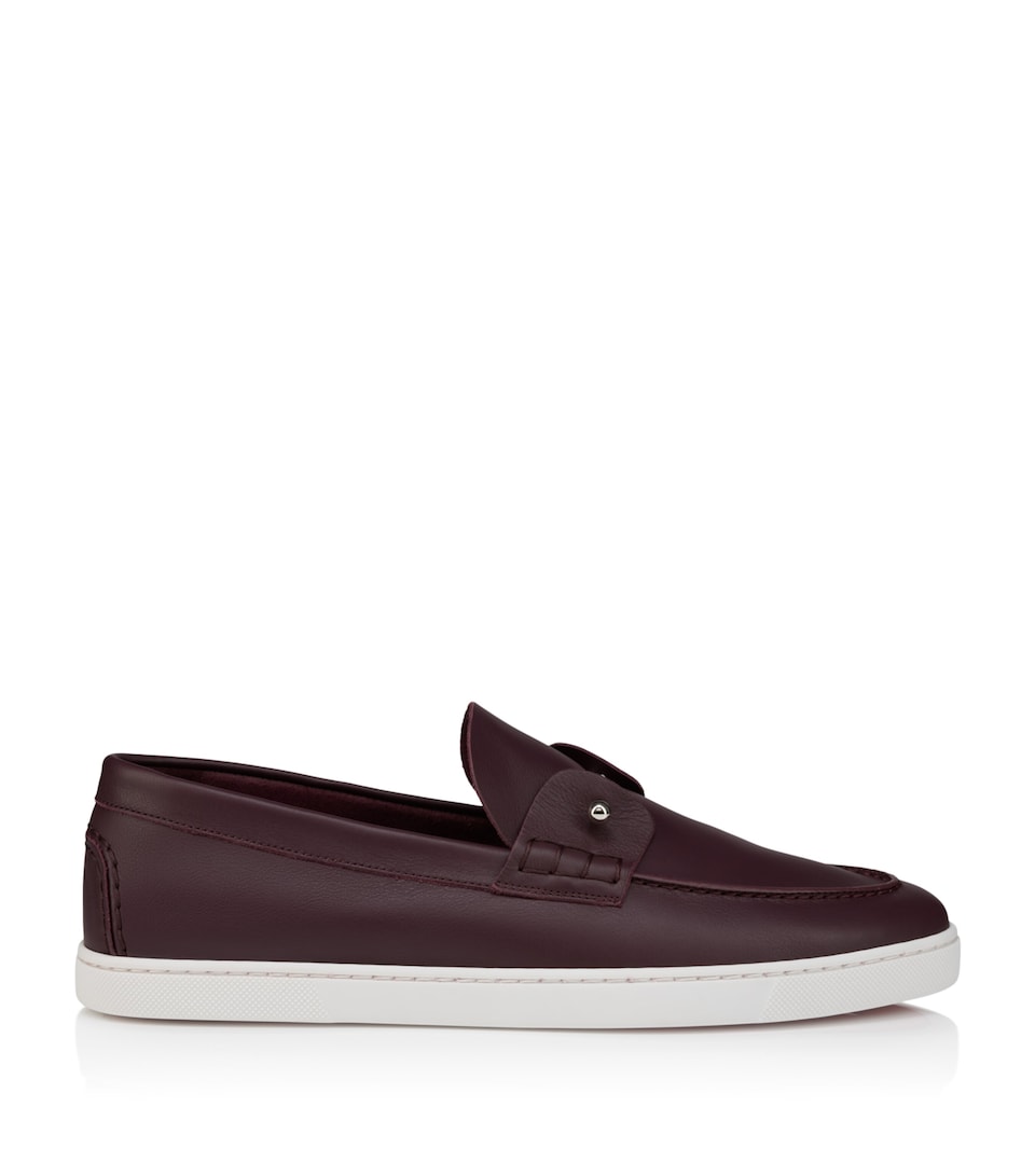 Christian Louboutin Chambeliboat Leather Loafers