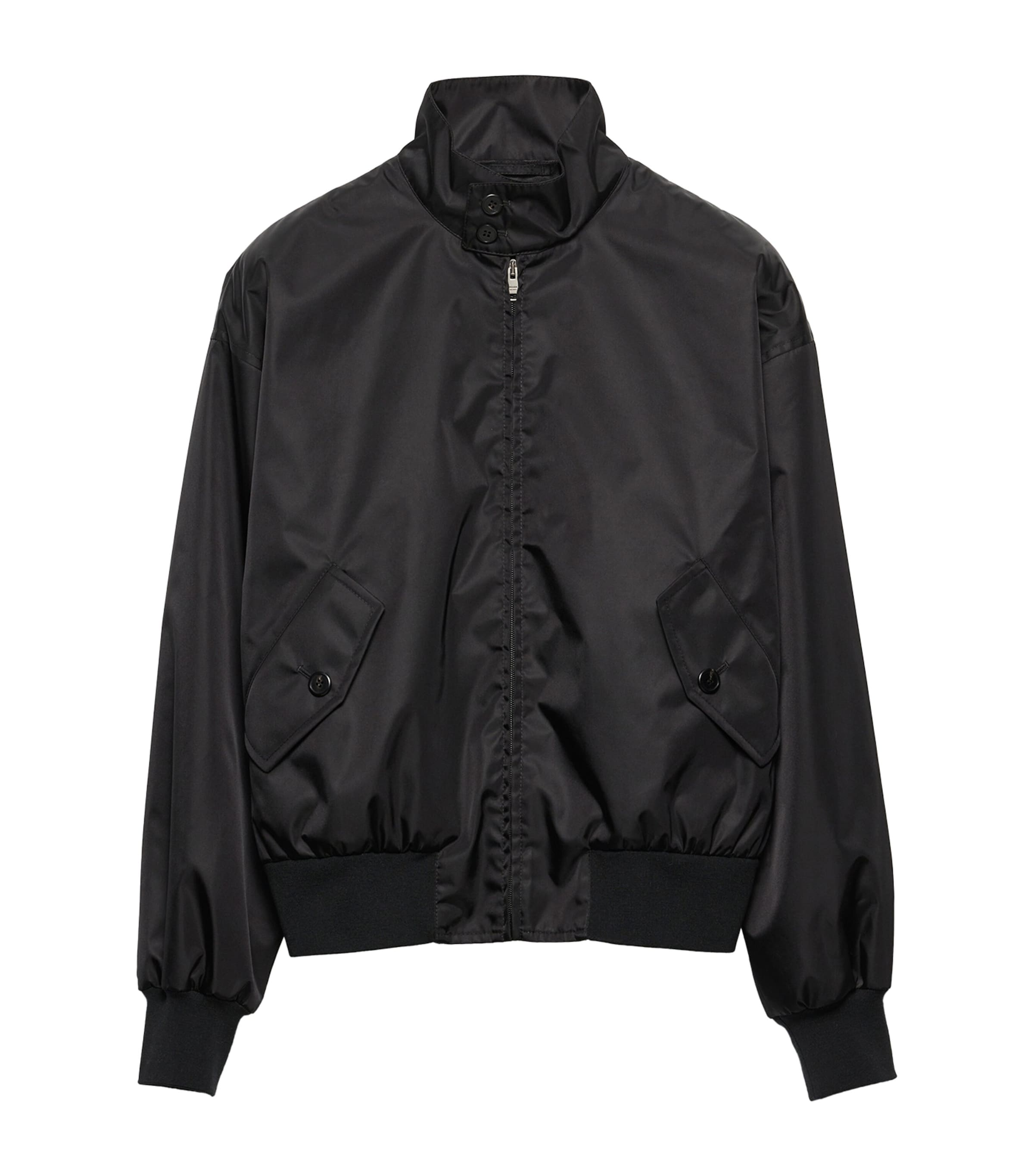Prada Mens Re-Nylon Funnel Collar Jacket