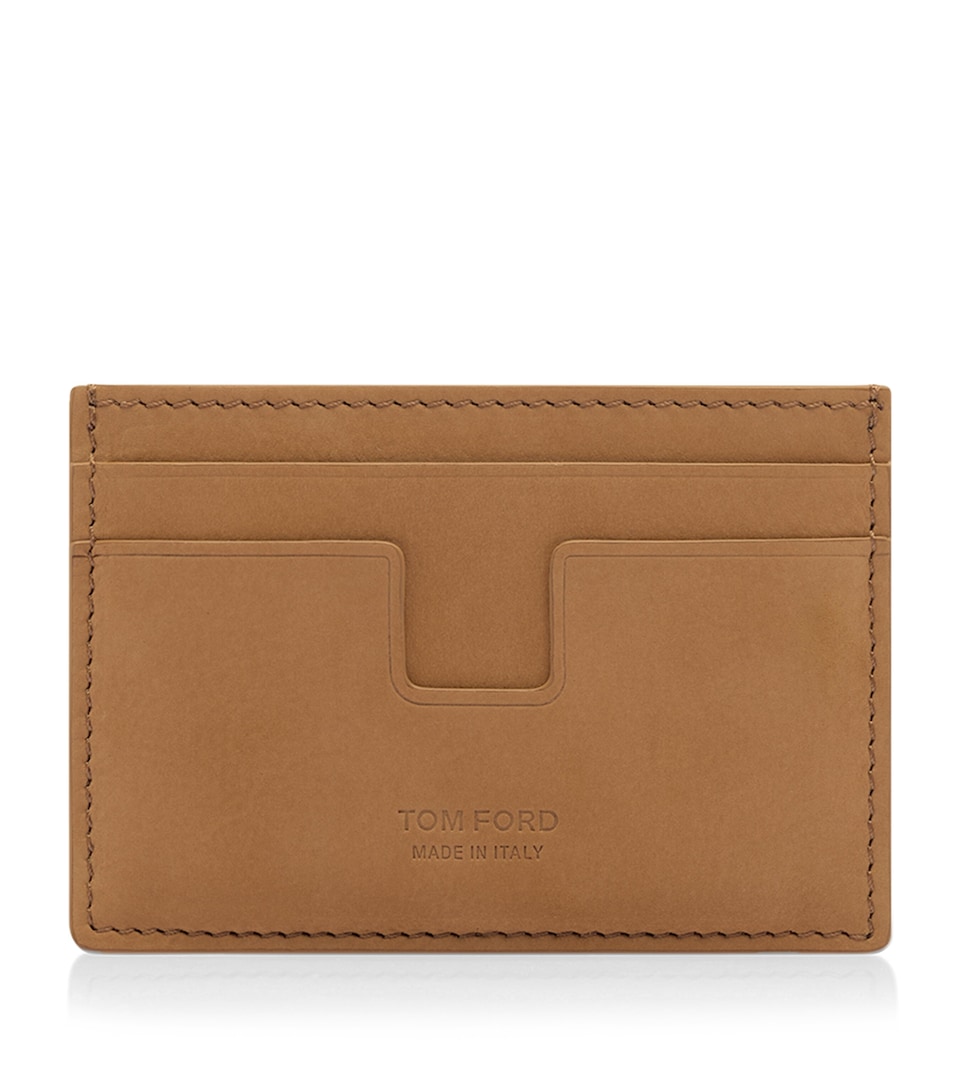 Leather T-Line Card Holder