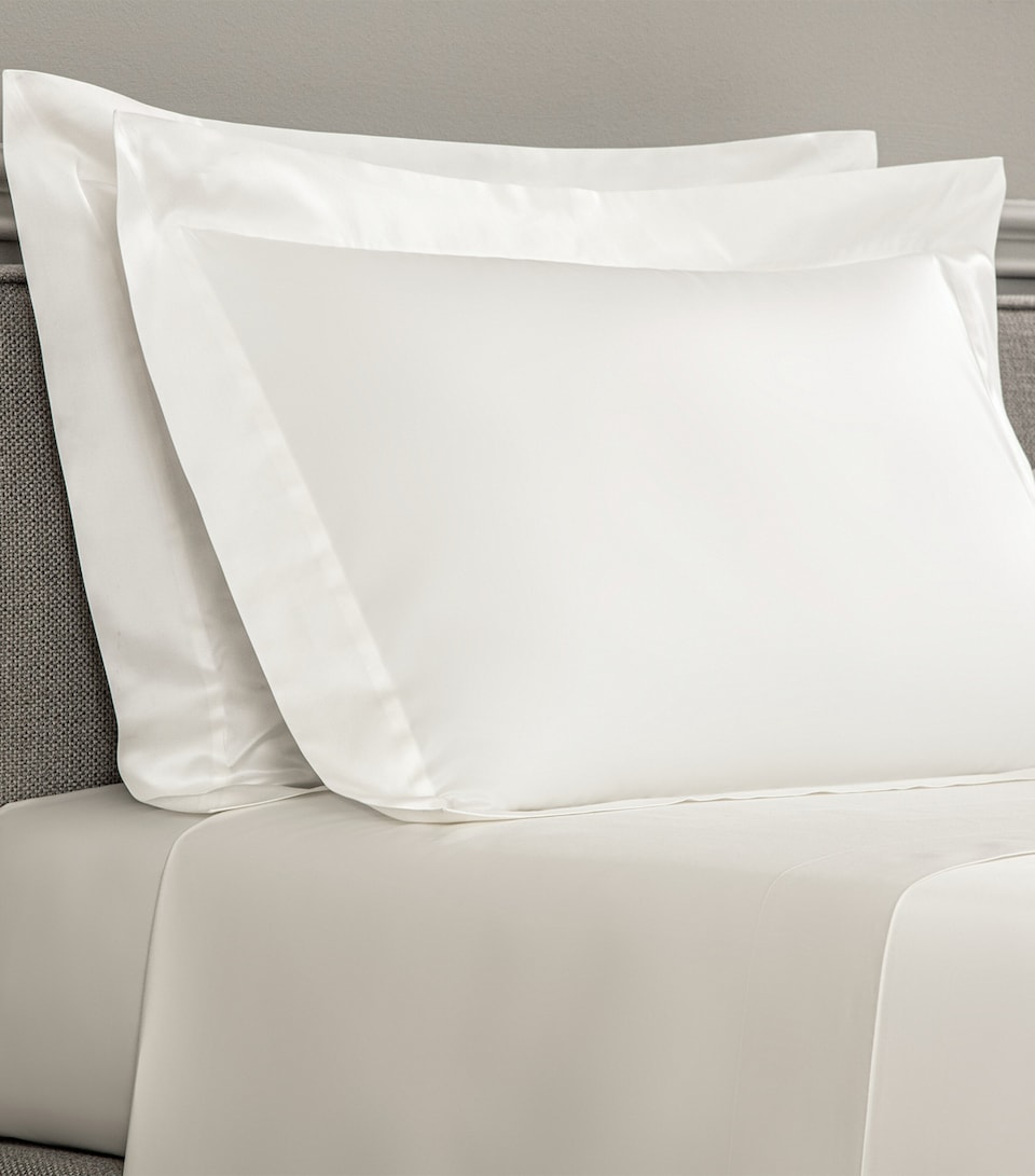 Frette Ultimate Oxford Sham Pillow (51cm x 71cm) Milk