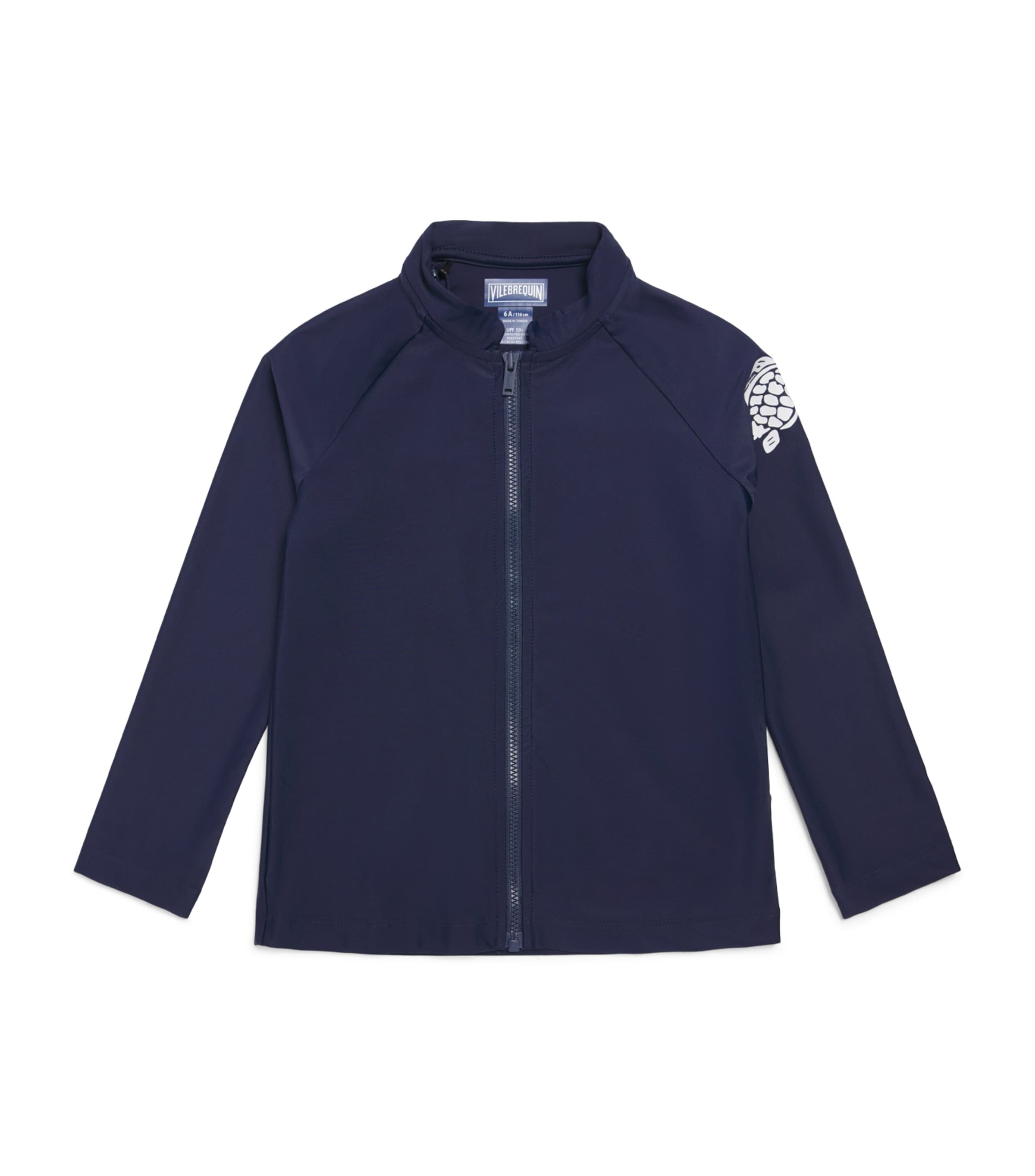 Vilebrequin Kids UPF 50+ Printed Rash Guard Top (2-14 Years) Marine