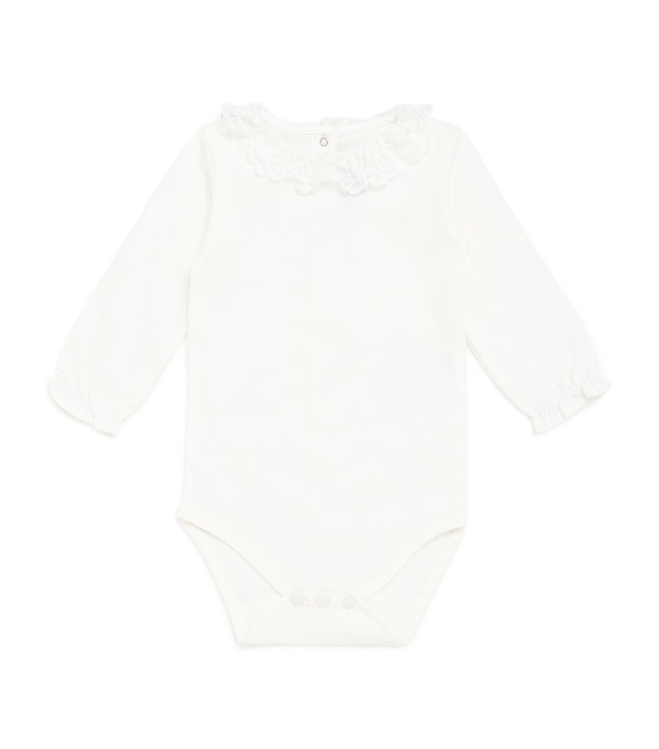 Cotton Lace-Collar Bodysuit (3 Months–3 Years)