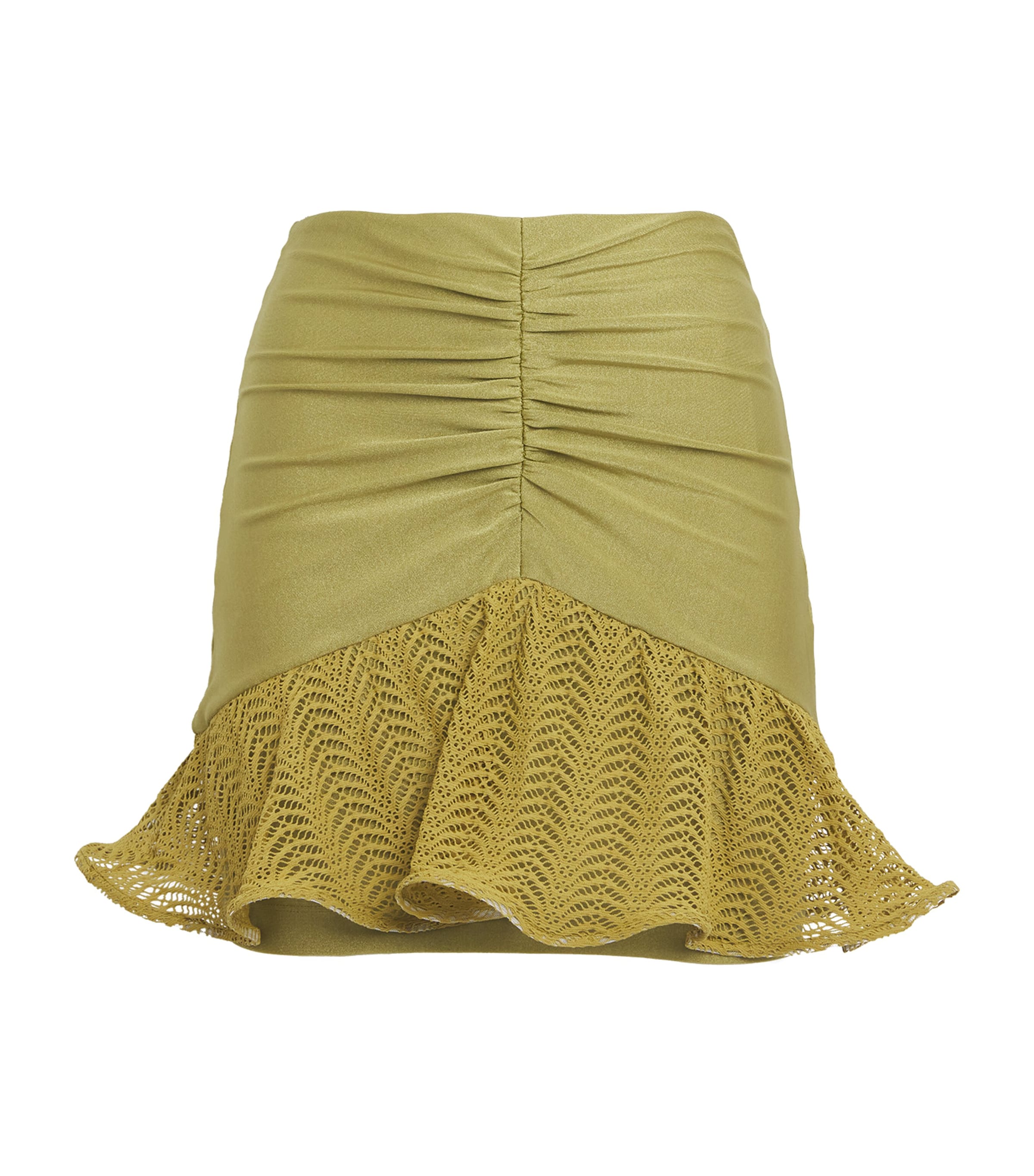 Wave Mesh Mini Skirt