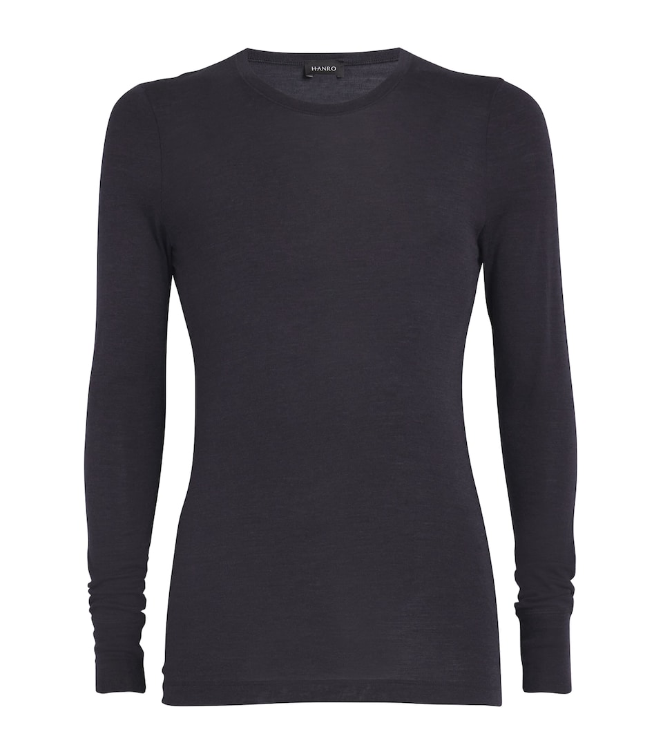 Woollen Silk Long Sleeve T-Shirt