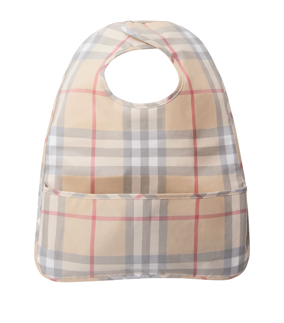 Cotton Check Bib