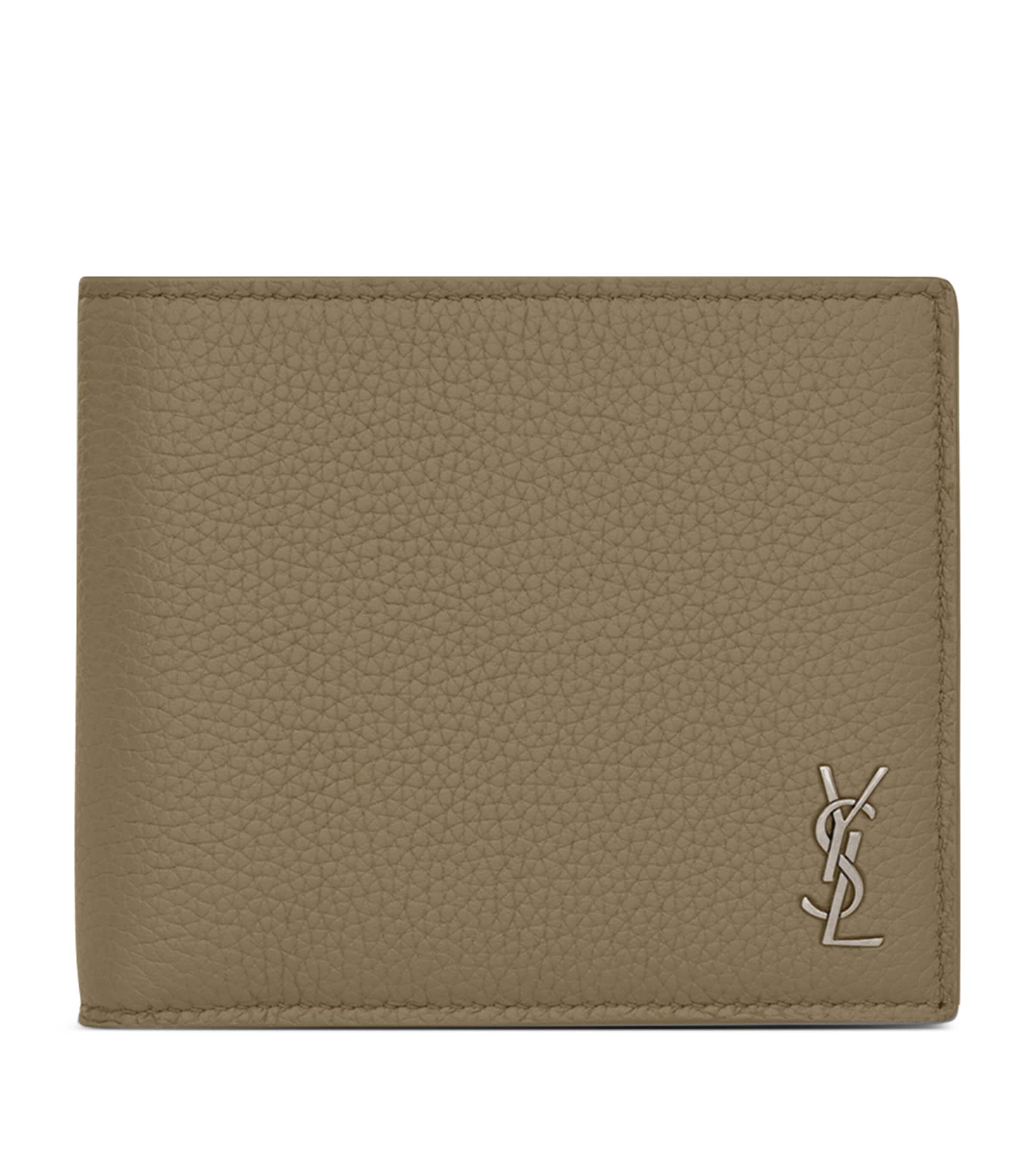 Saint Laurent Leather Monogram East/West Wallet | Harrods US