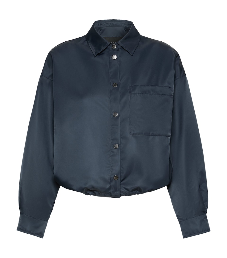 Weekend Max Mara Womens Shirt Raincoat Navy