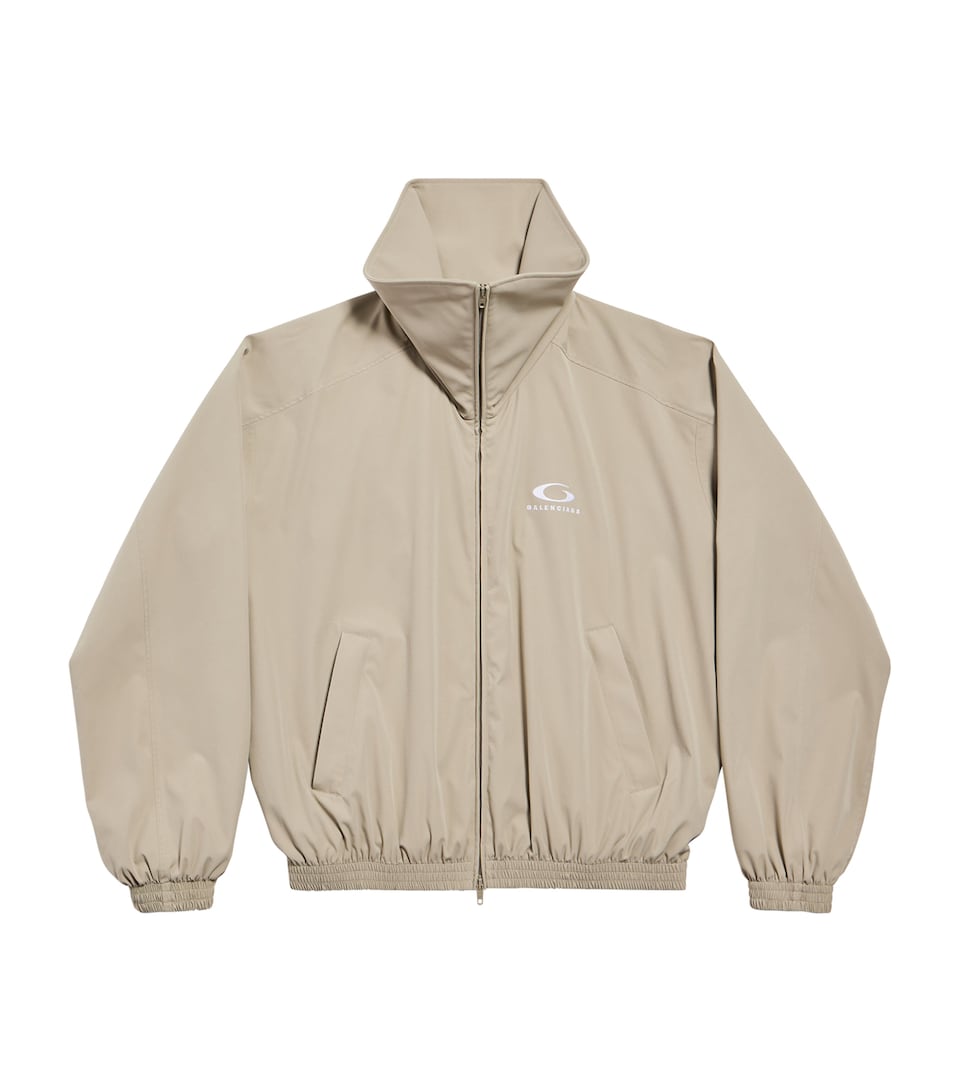 Oversized Logo Track Jacket