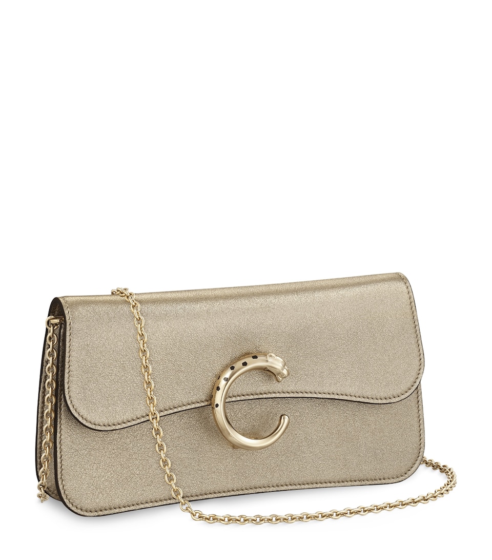 Mini Metallic Leather Panthère de Cartier Cross-Body Bag