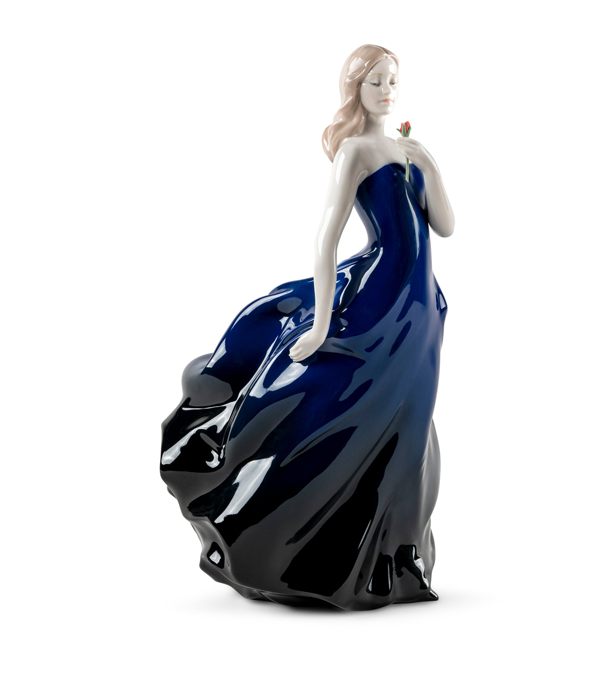 Lladró Porcelain Rose Ball Sculpture