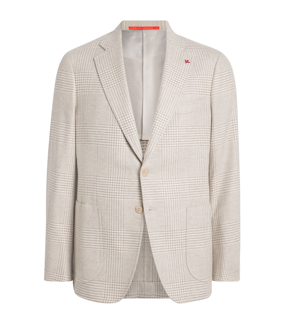 Isaia Mens Wool-Cashmere Capri Blazer