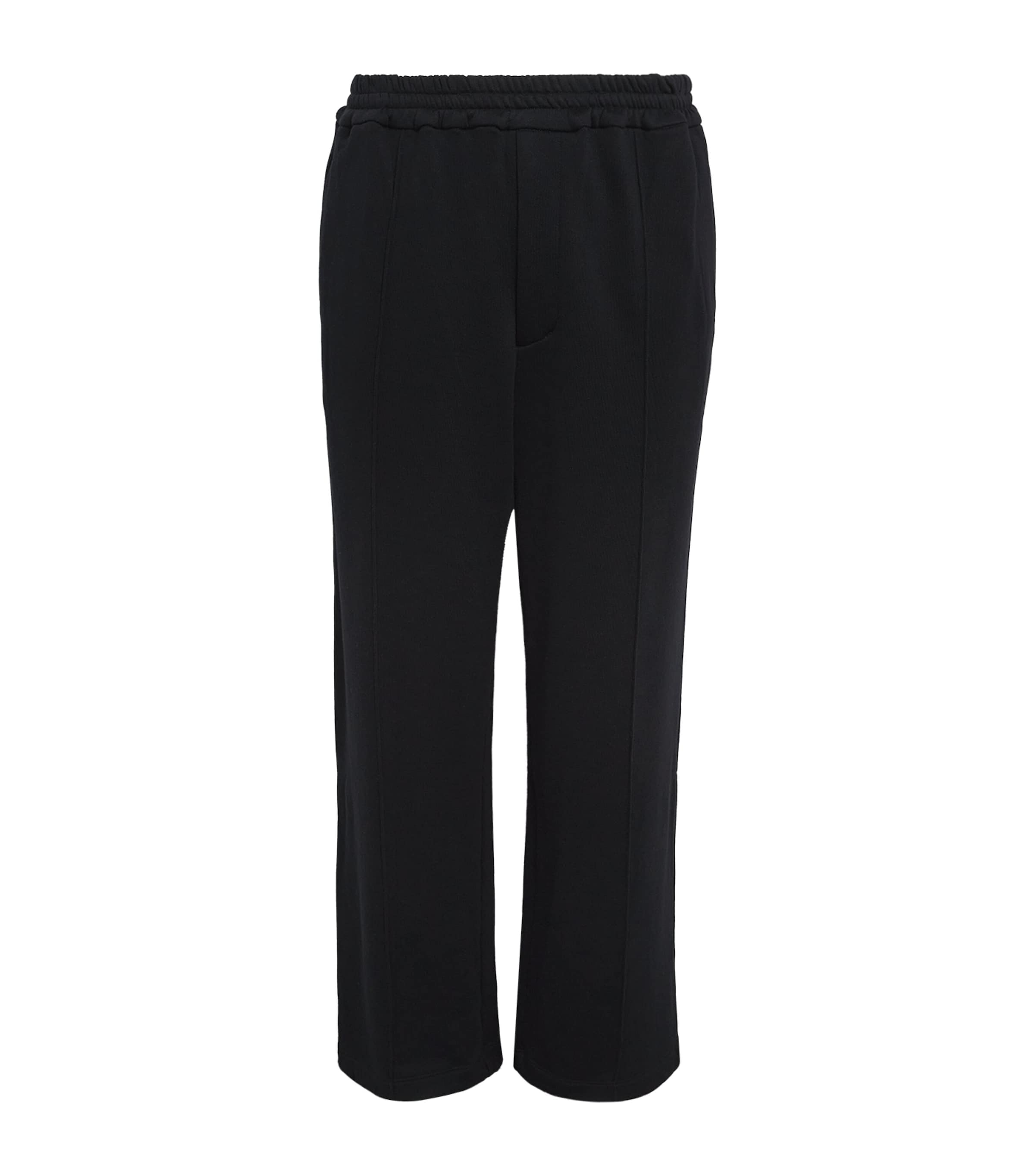 YOKE Mens Supima Cotton Sweatpants Black