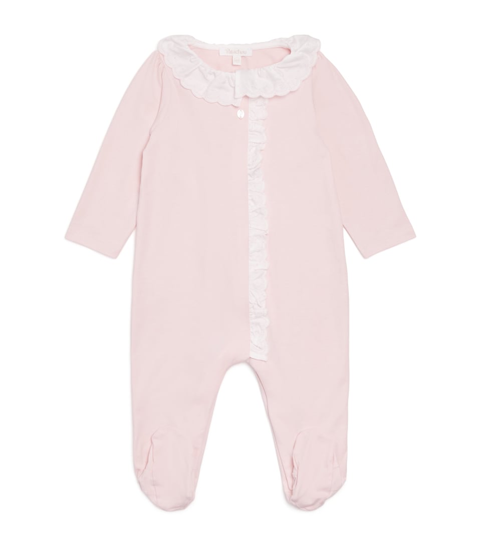 Stretch-Cotton Embroidered All-In-One (1-24 Months)