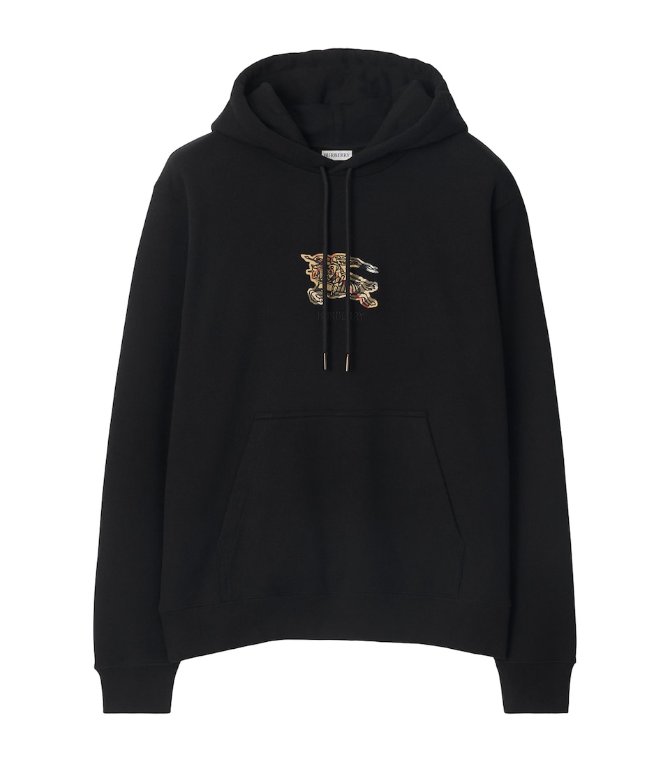 Cotton EKD Check Slim Hoodie