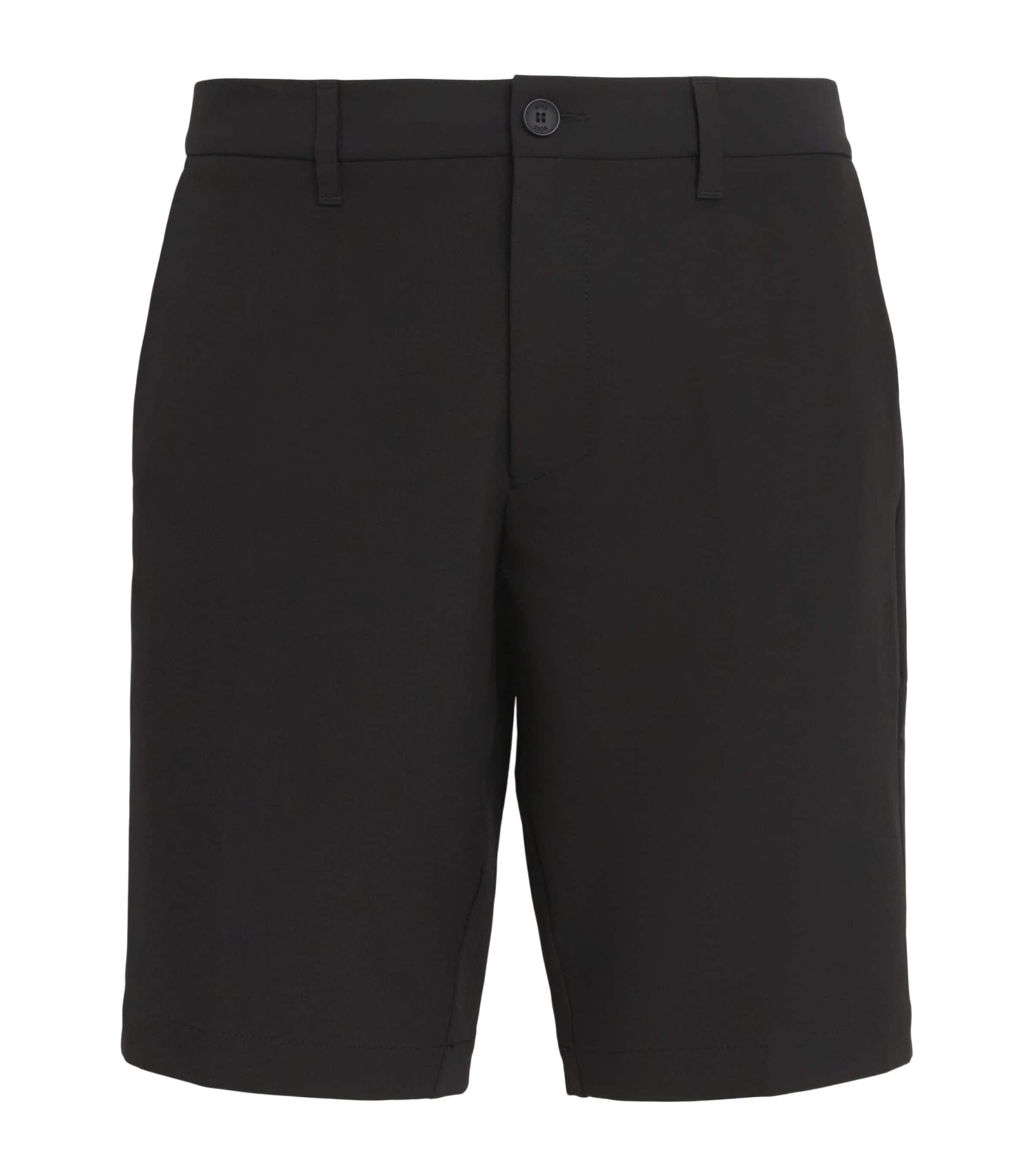 BOSS Mens Water-Repellent Slim Shorts Black