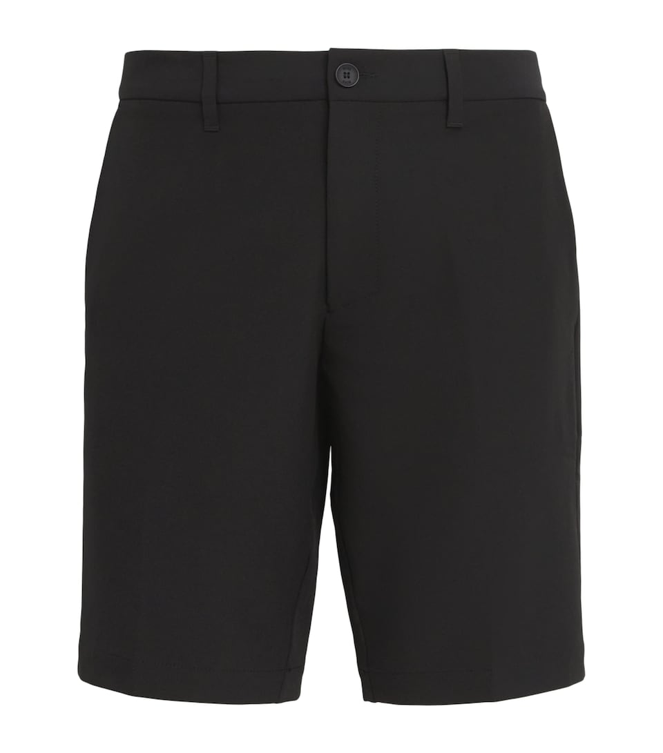 BOSS Mens Water-Repellent Slim Shorts Black