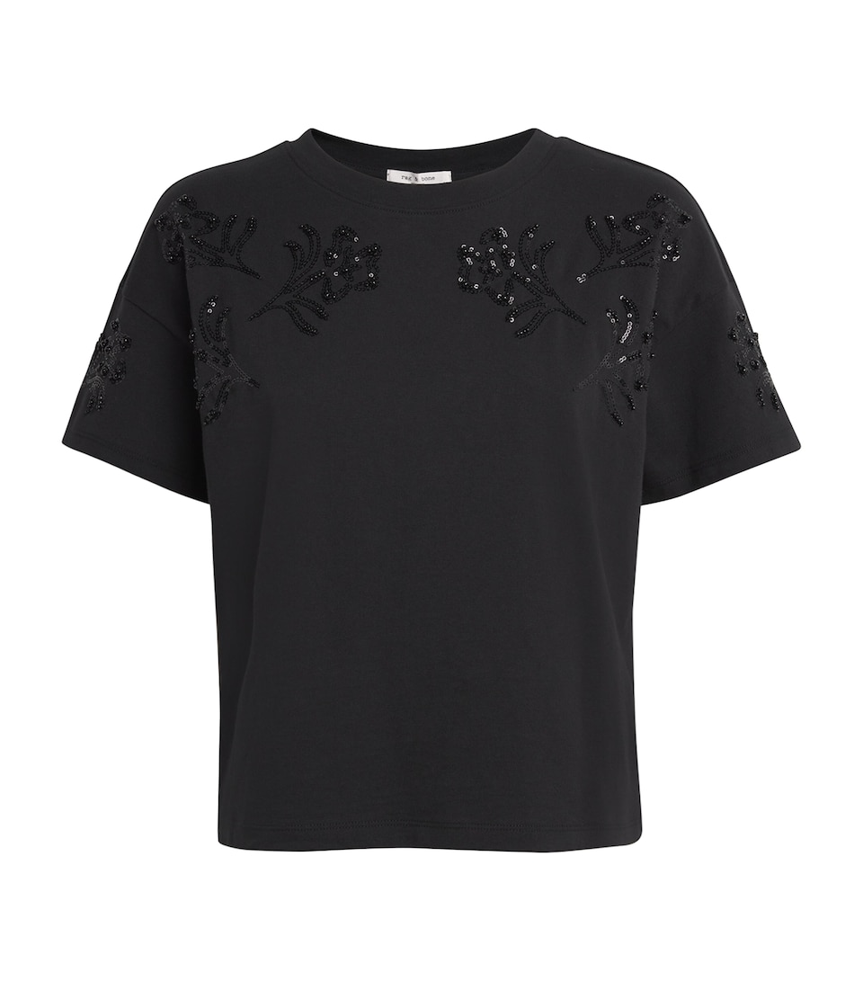 Cotton Beaded Kelly T-Shirt