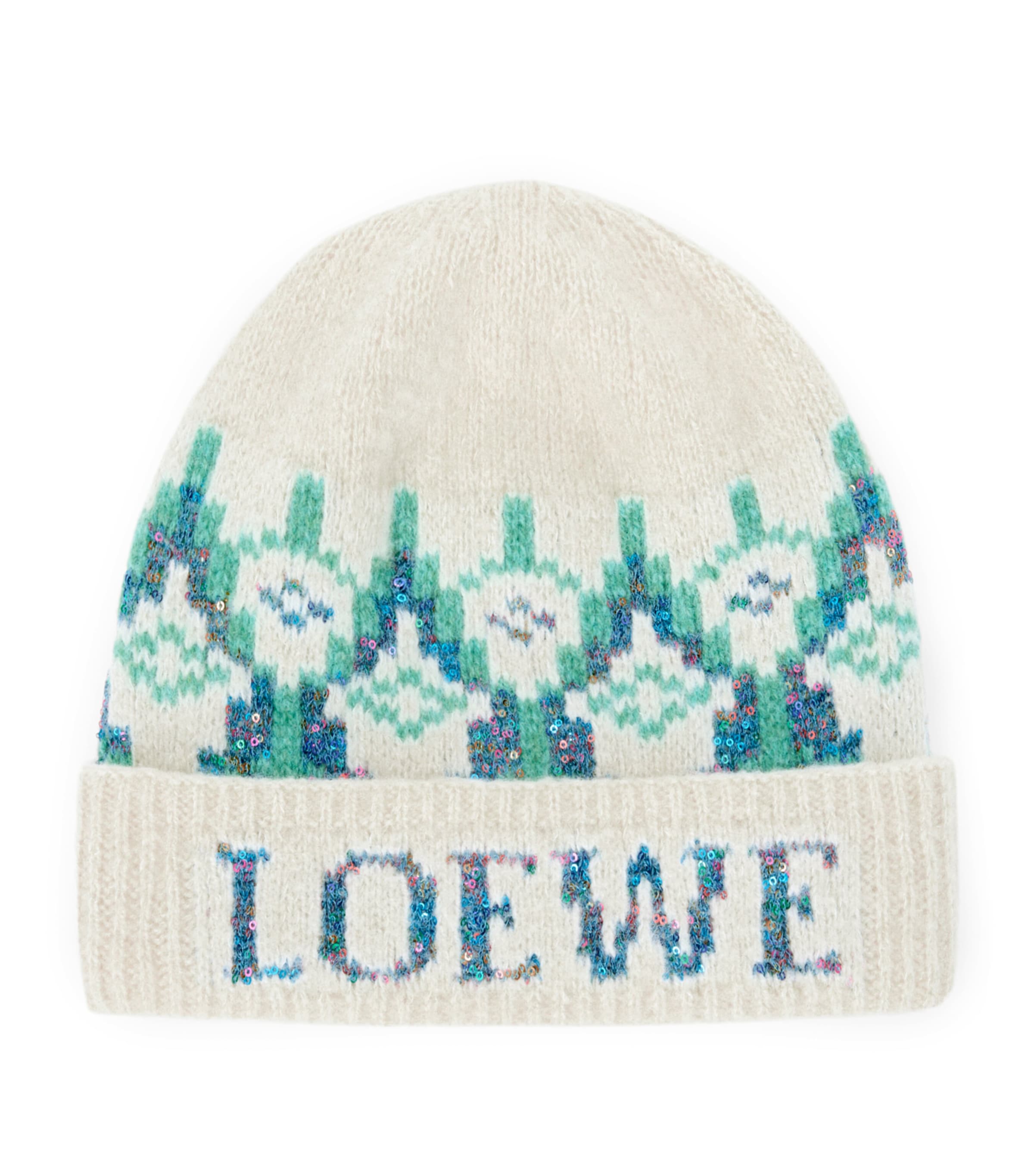 Wool-Blend Fair Isle Beanie