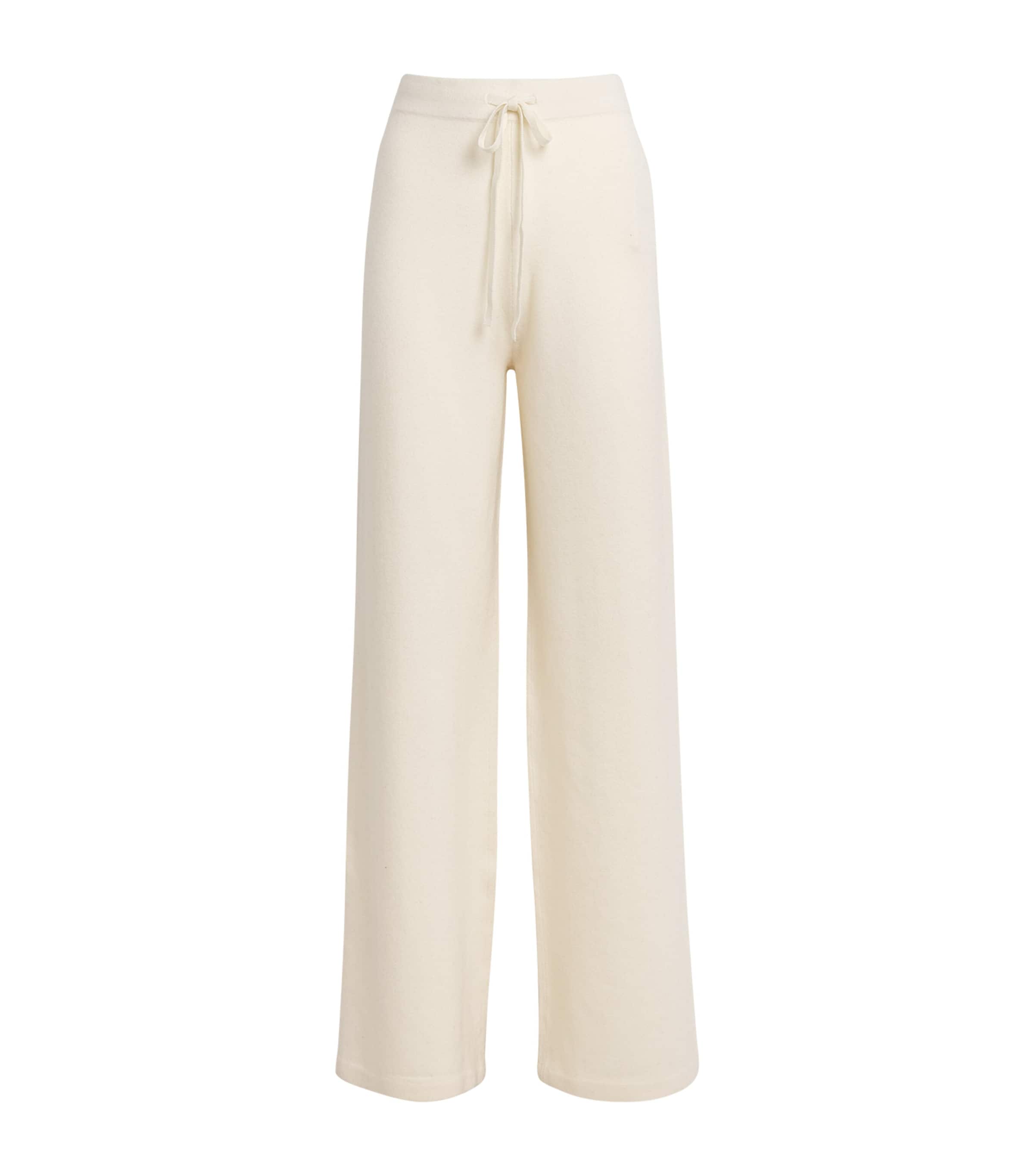 Yves Salomon Womens Merino-Blend Wide-Leg Trousers