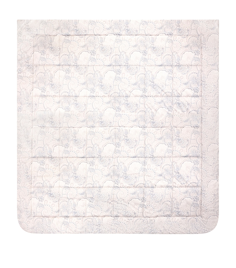 Velvet Bloom Print Bedspread (270cm x 270cm)